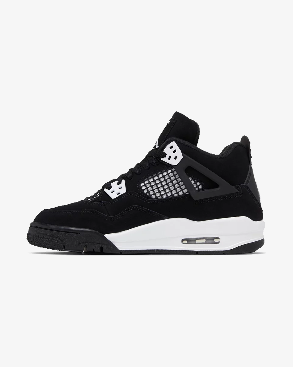 Nike Air Jordan 4 Retro GS White Thunder Basketball Shoes for Women - Perfect for Streetwear Fashion & Casual Sports Style