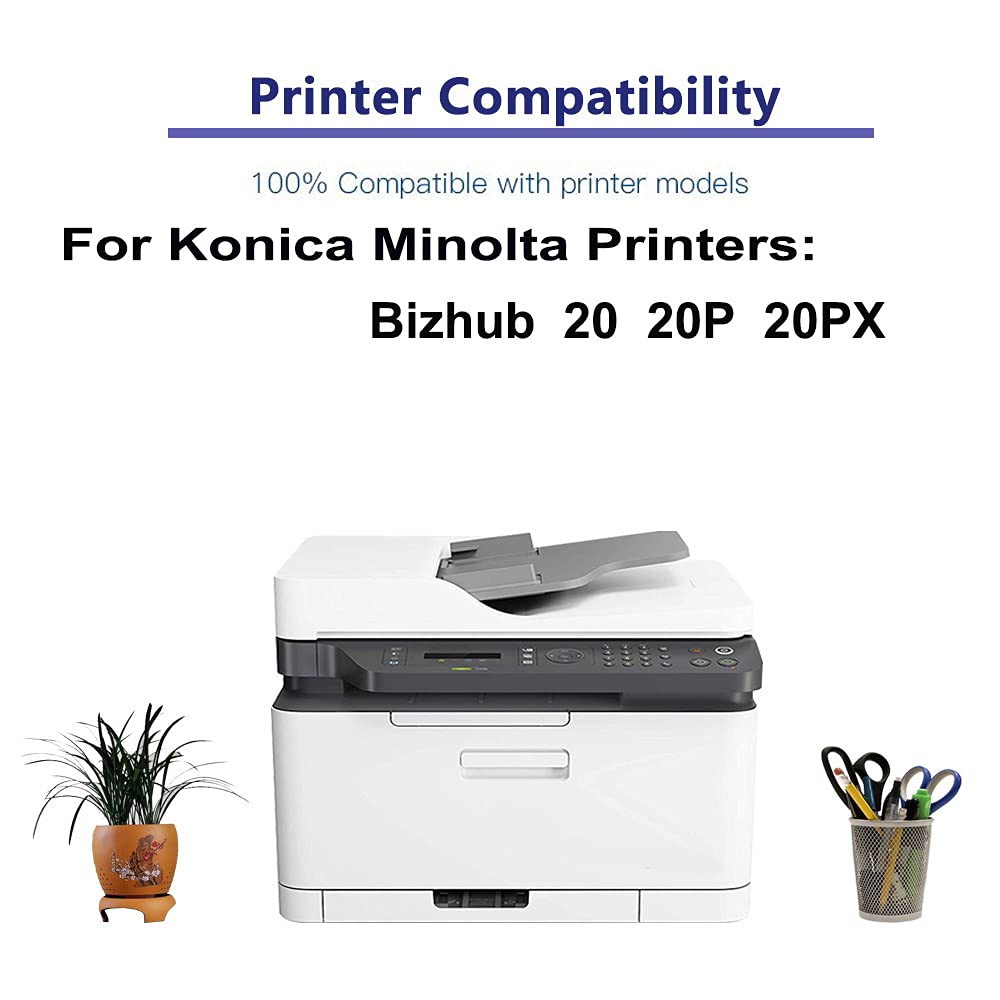 High Capacity TNP24 TNP-24 (A32W011) Toner Cartridge - Compatible with Konica Minolta Bizhub 20, 20P, 20PX Printers (Black) - Ideal for Office Printing, Document Reproduction & High-Volume Copying