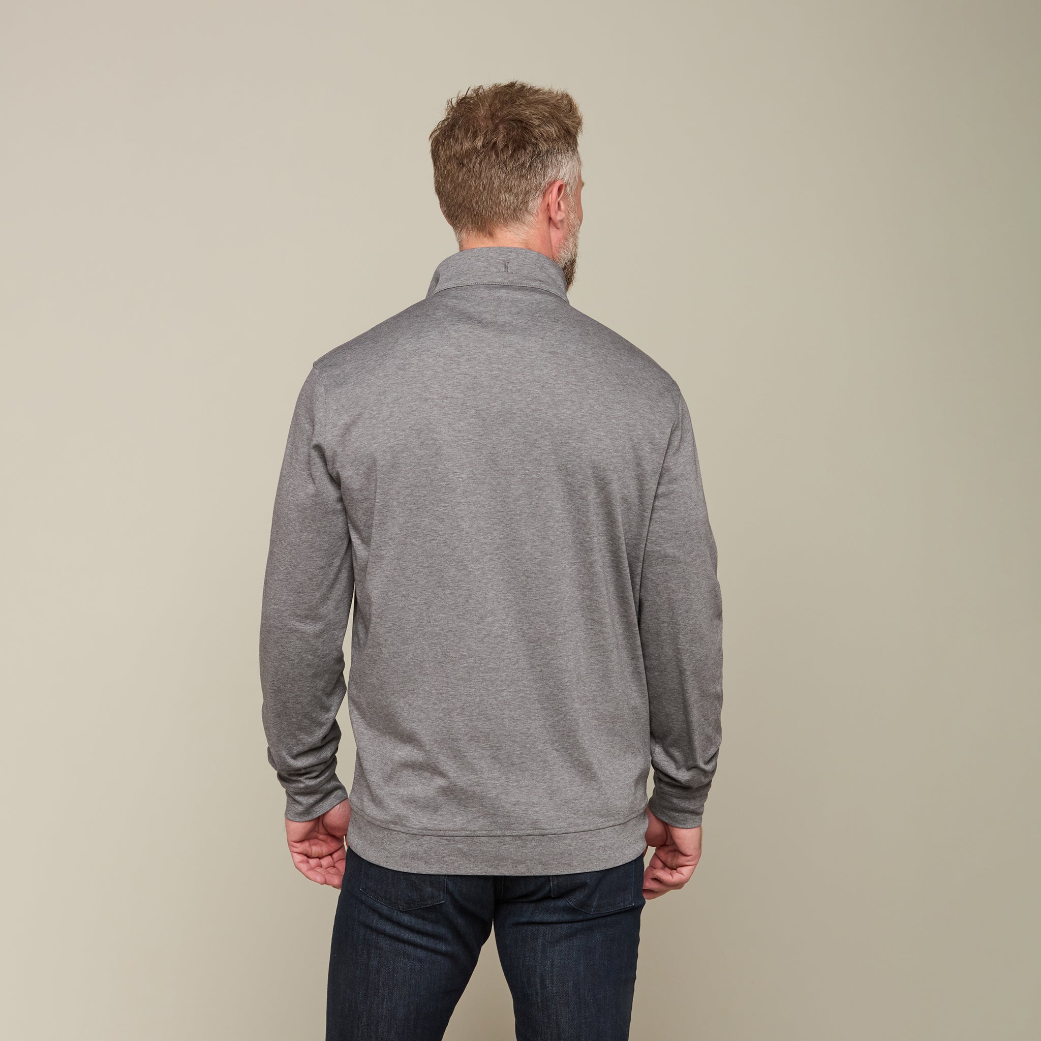 Lightweight Quarter Zip Pullover Sweater for Men & Women - Comfortable & Stylish Grey Fleece Top for Outdoor Activities & Casual Wear