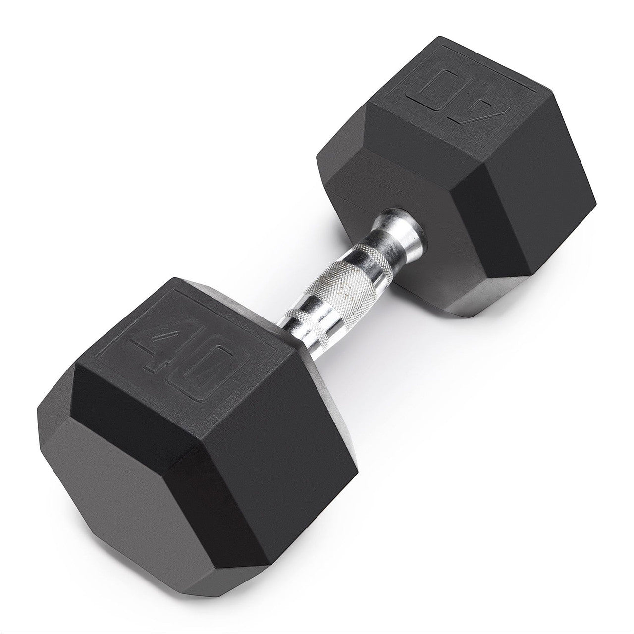40lb Rubber Hex Dumbbell Set for Strength Training - Marcy RHDB 040 | Home Gym Equipment for Weight Lifting & Fitness Workouts