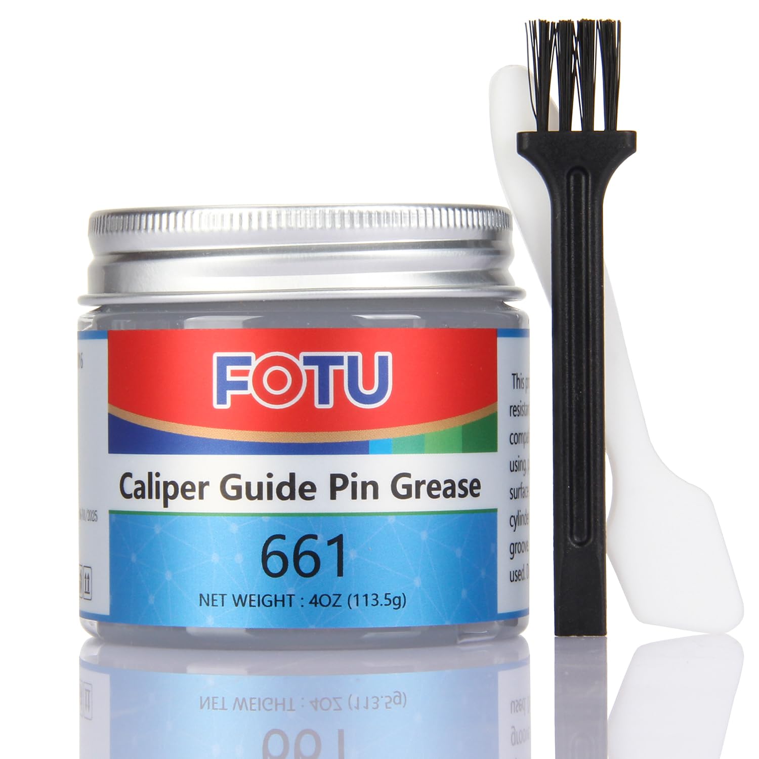 High-Temperature Brake Caliper Grease - FOTU 661 Guide Pin Lubricant for Smooth Braking | Long-Lasting, Vehicle-Compatible | Ideal for Car Maintenance & DIY Brake Repairs