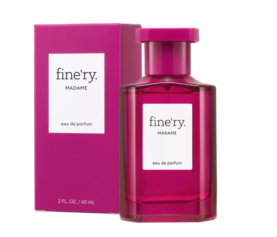 Fine'ry Women's Madame Eau de Parfum - 2 fl oz Floral Fragrance for Women | Long-Lasting Perfume for Date Night, Office & Special Occasions