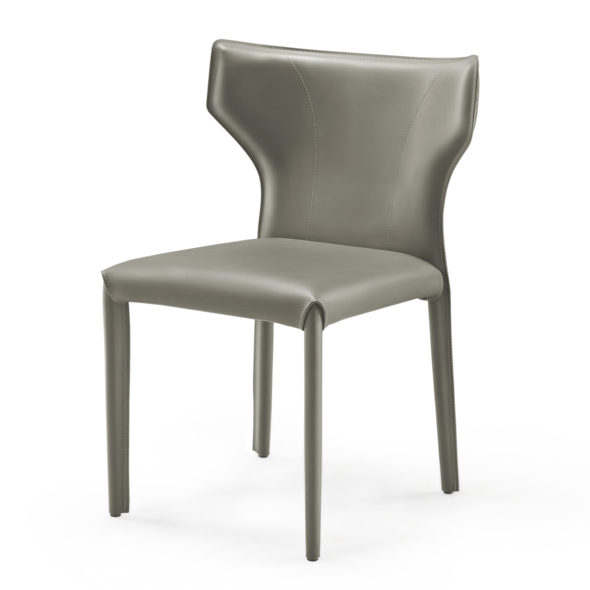 Elegant Gray Dining Side Chairs Set of 2 - Modern Kitchen & Dining Room Furniture for Home Decor & Entertaining