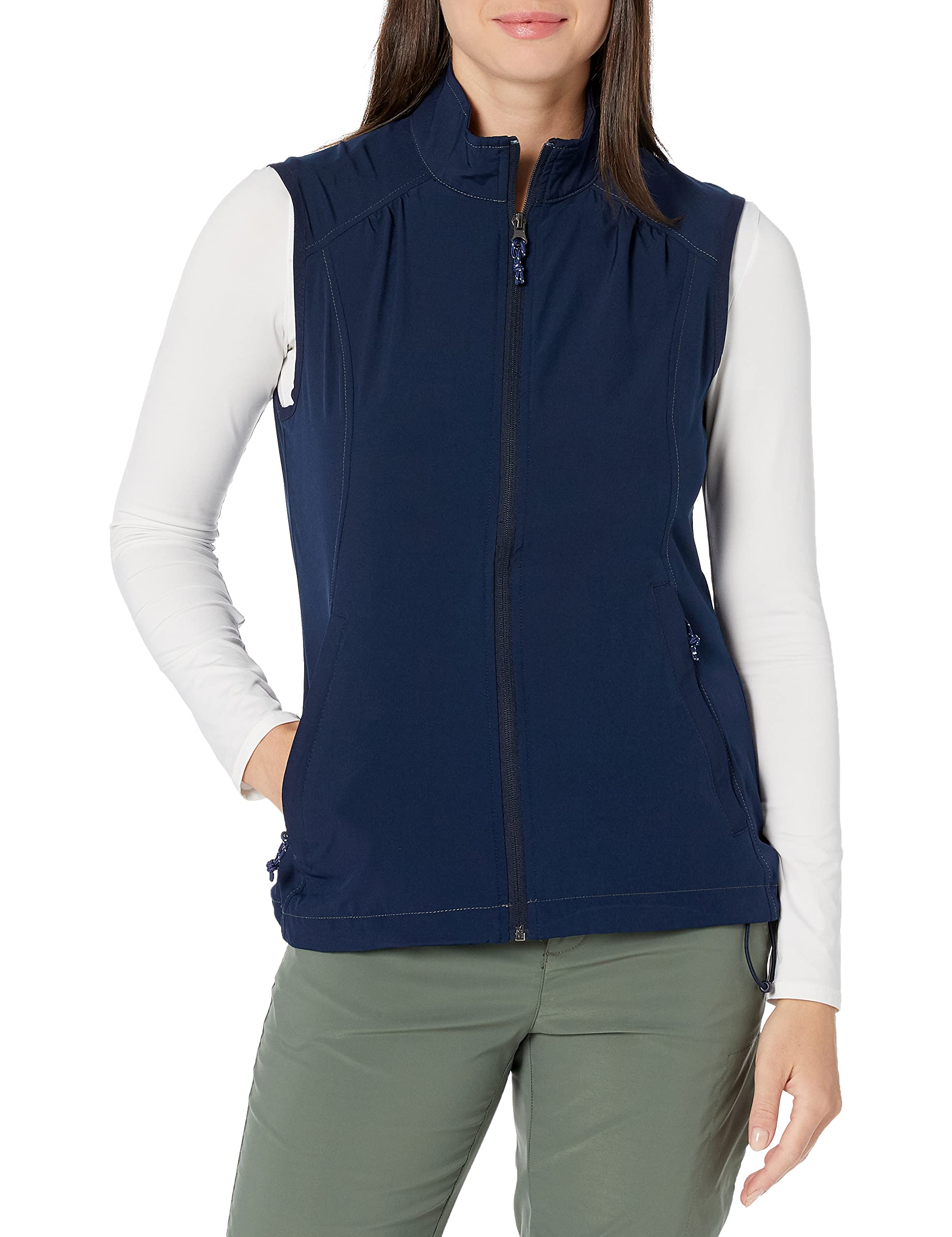 Charles River Apparel Women's Pack-n-Go Vest - Lightweight Water-Resistant Travel Vest for Hiking, Camping & Outdoor Adventures