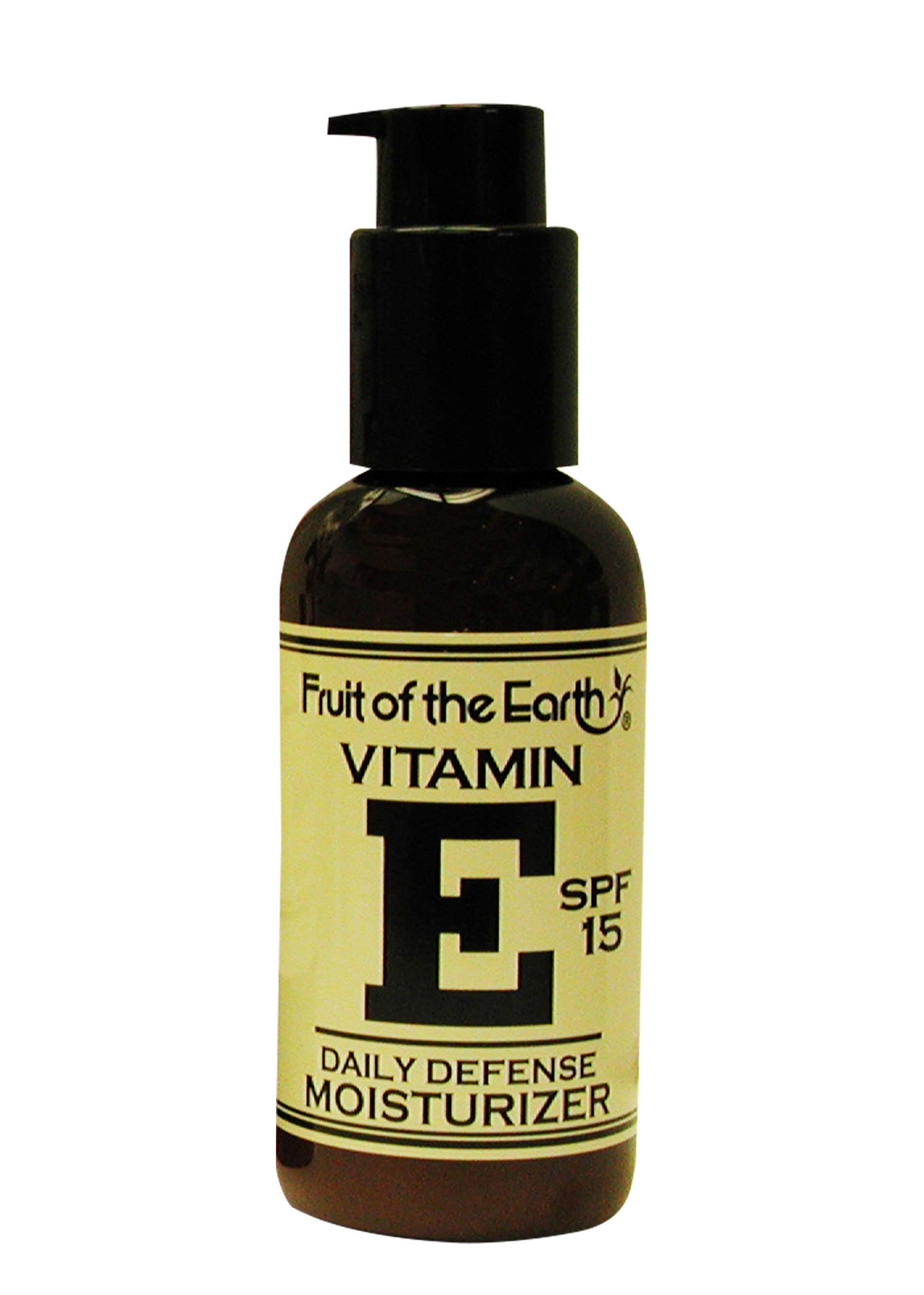 Fruit of the Earth Vitamin E Moisturizing Lotion SPF 15 - 4 oz Daily Hydration & Sun Protection for Face & Body - Perfect for Dry Skin Care & Outdoor Activities