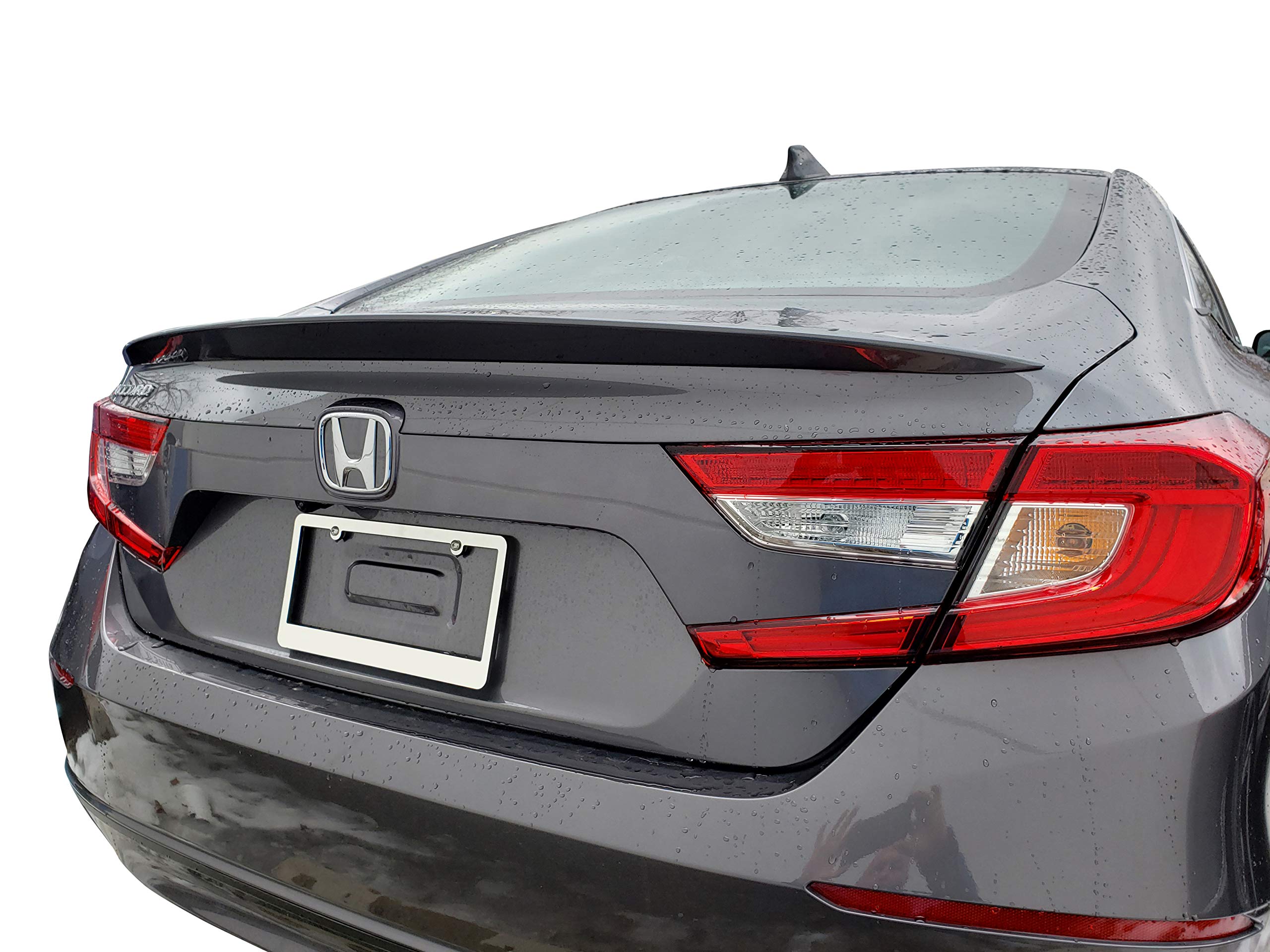 Honda Accord Sedan 2018-2022 Factory Style Lip Spoiler - NH797M Modern Steel Metallic Paint - SWK577 | Enhance Your Car's Aerodynamics & Sporty Look for Street Racing & Car Shows