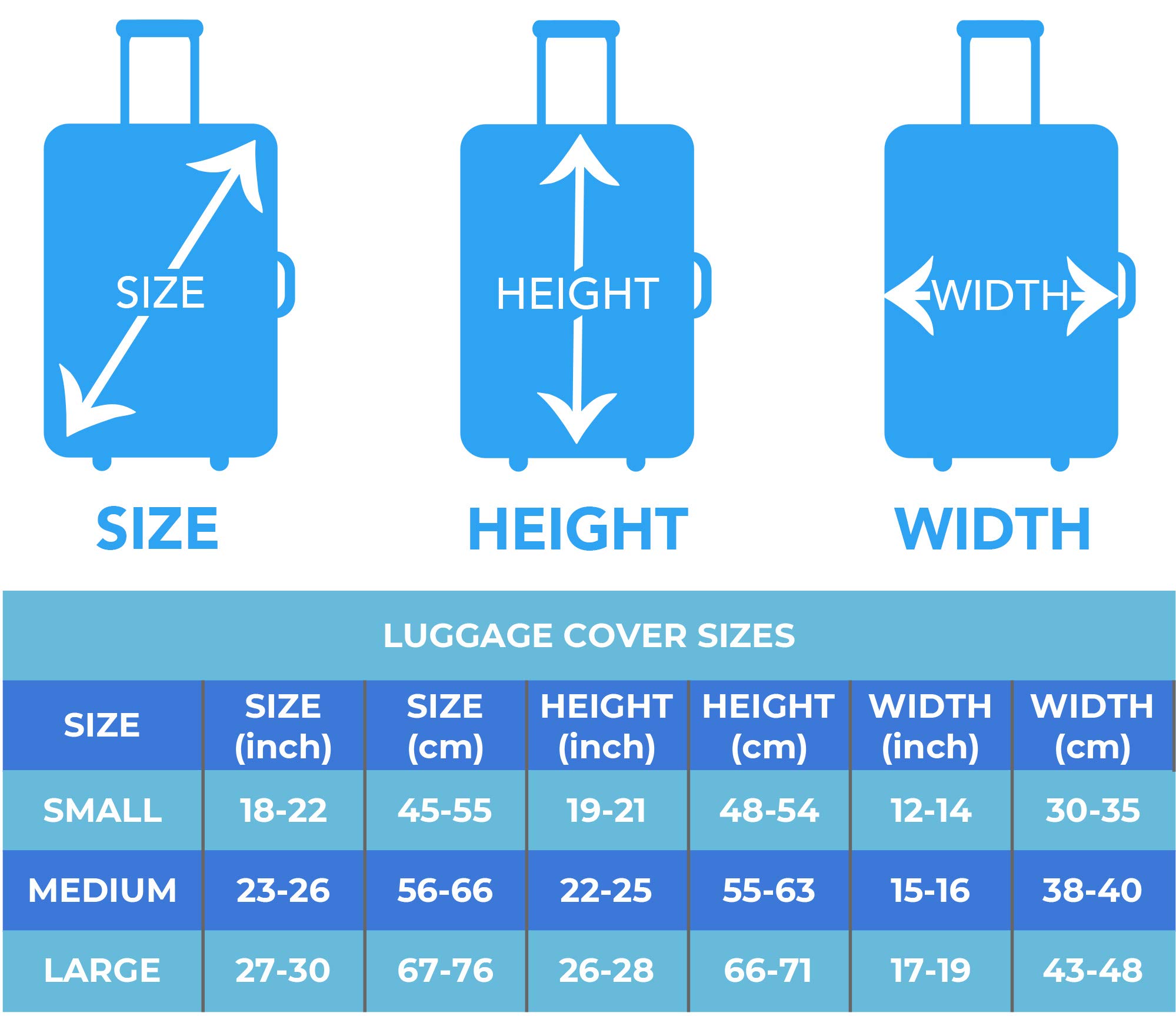 Personalized Mermaid Luggage Cover - Waterproof Suitcase Protector for Travel Accessories (Medium Size) - Perfect Gift for Beach Vacations & Cruise Trips