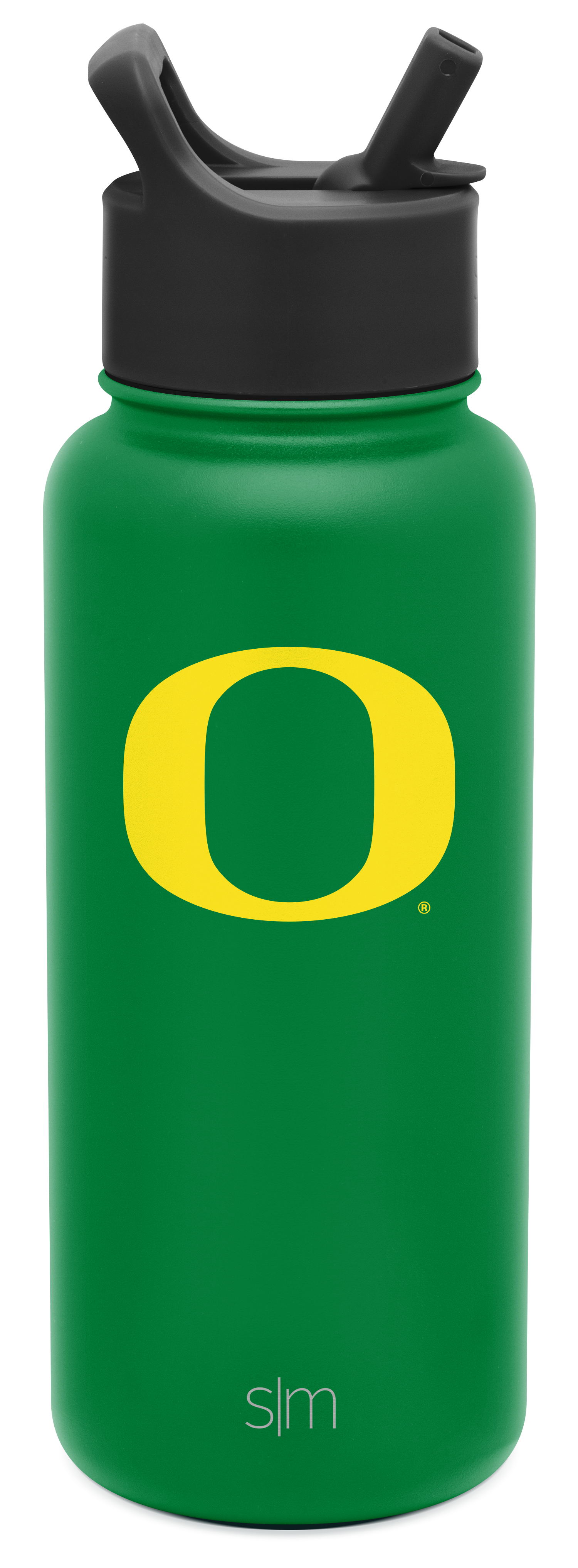 Collegiate Summit Insulated Water Bottle with Straw Lid - Leak Proof Stainless Steel Thermos for School, Gym & Outdoor Activities