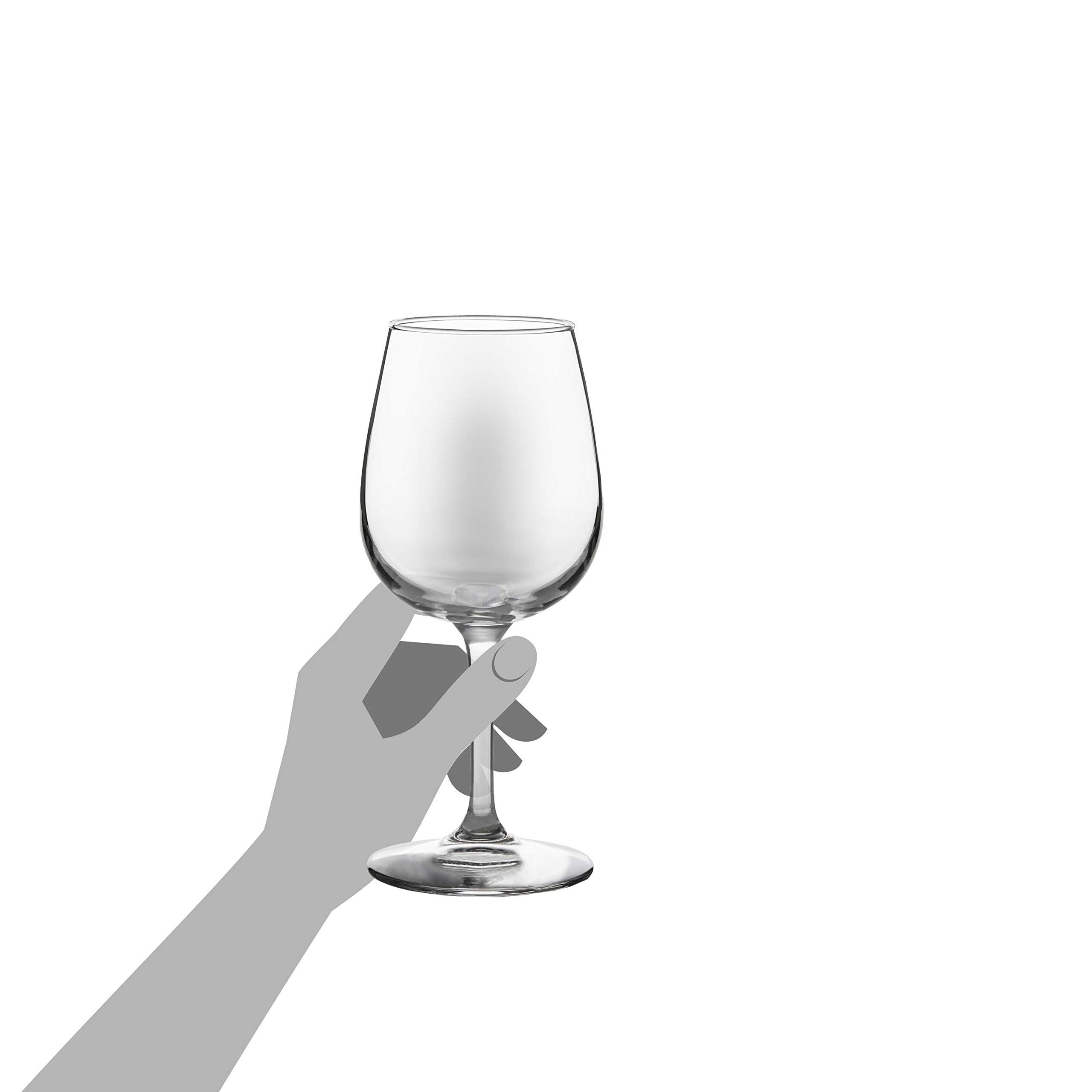 Libbey All Purpose Wine Glasses Set of 12 - 12.75 Oz Classic Stemmed Glasses for Red & White Wine - Perfect for Weddings, Birthdays, Dinner Parties & Entertaining