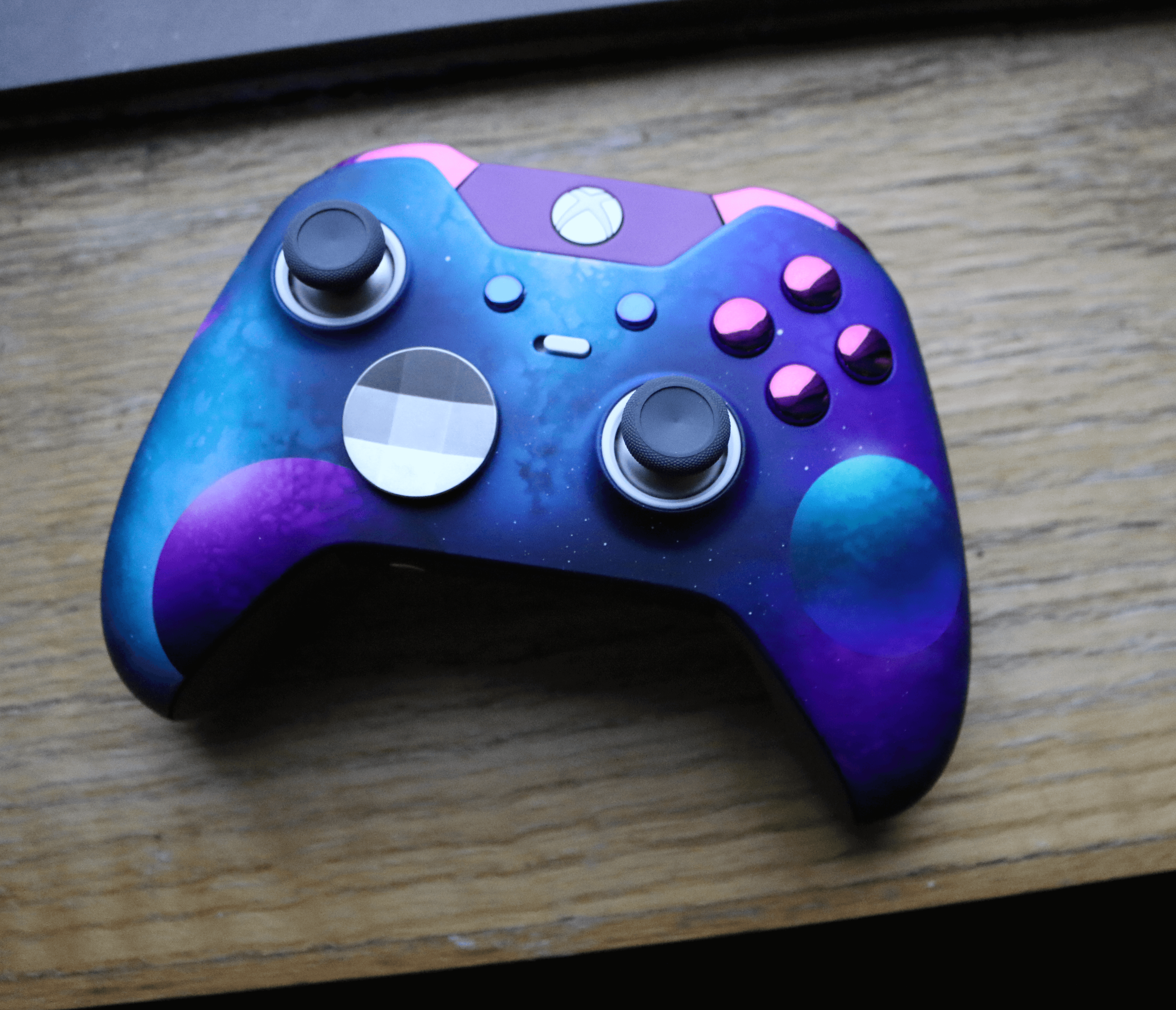 Custom PS5 Controller - Celestial 38 Design | Wireless Gaming Pad for PlayStation 5 | Perfect for Competitive Gaming & Long Play Sessions