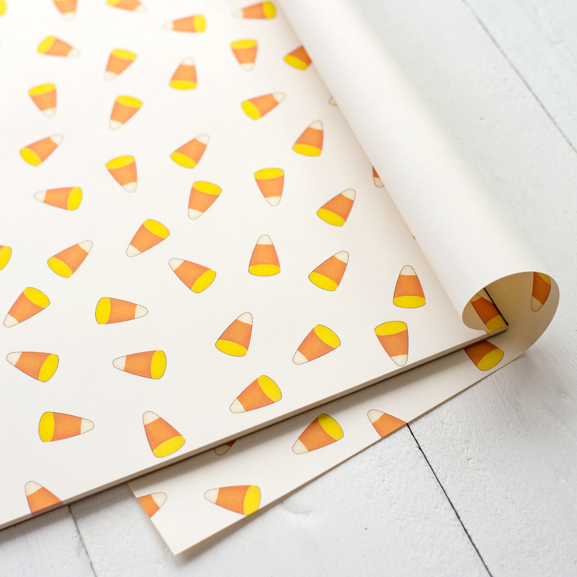 Halloween Candy Corn Placemat - Non-Slip Table Protector for Fall Parties, Thanksgiving & Holiday Decorations - Perfect for Dining, Kitchen & Seasonal Home Decor