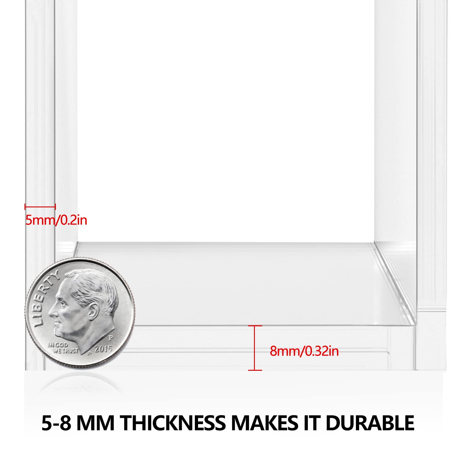 HBlife Acrylic Napkin Holder - Clear Kitchen Paper Organizer & Cocktail Tissue Dispenser for Dining Table | Perfect for Restaurants, Kitchens & Home Decor