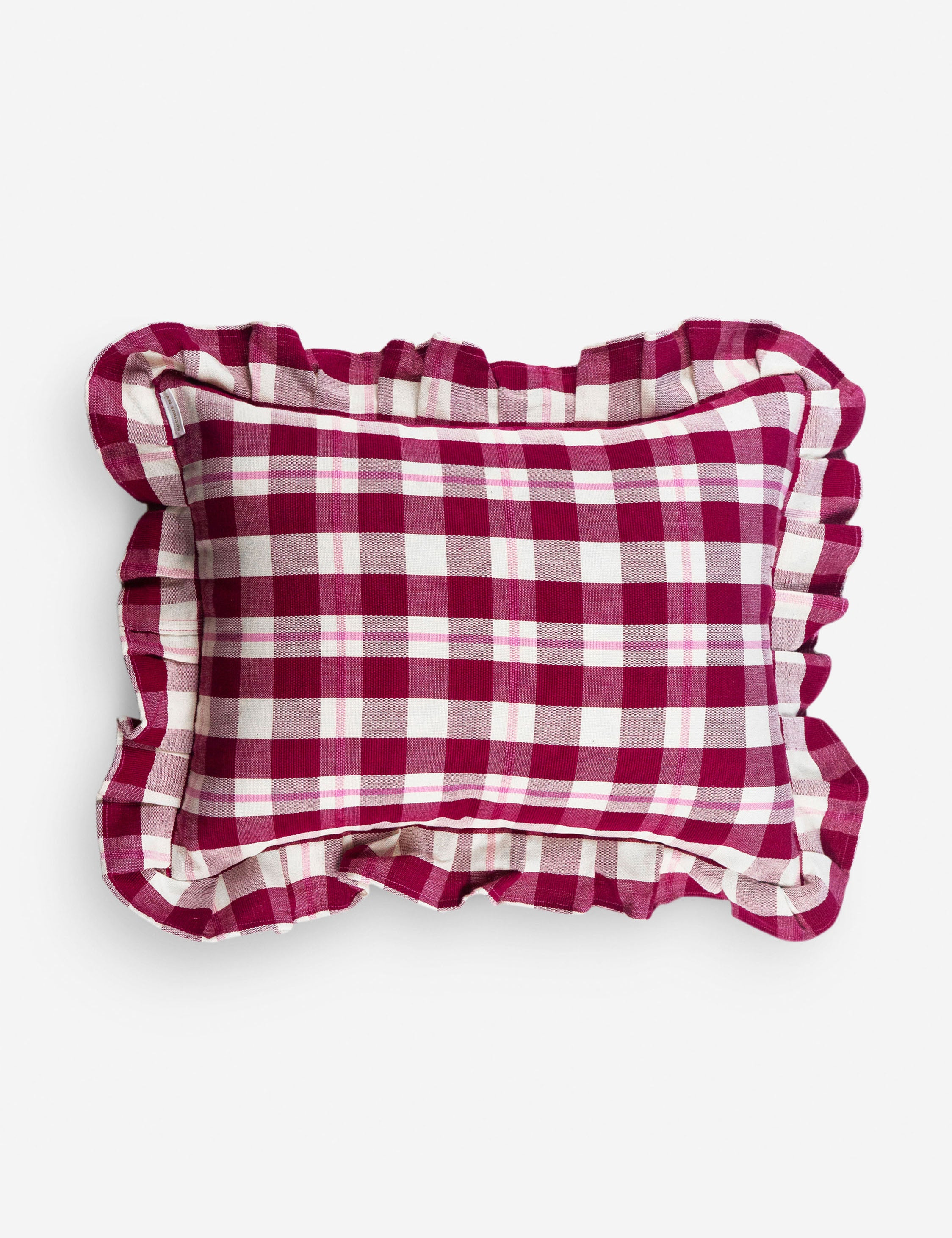 Abigail Ruffle Pillow by Archive NY - Luxury Decorative Throw Pillow for Sofa, Bed & Home Decor - Soft Cotton Blend Cushion for Living Room, Bedroom & Nursery