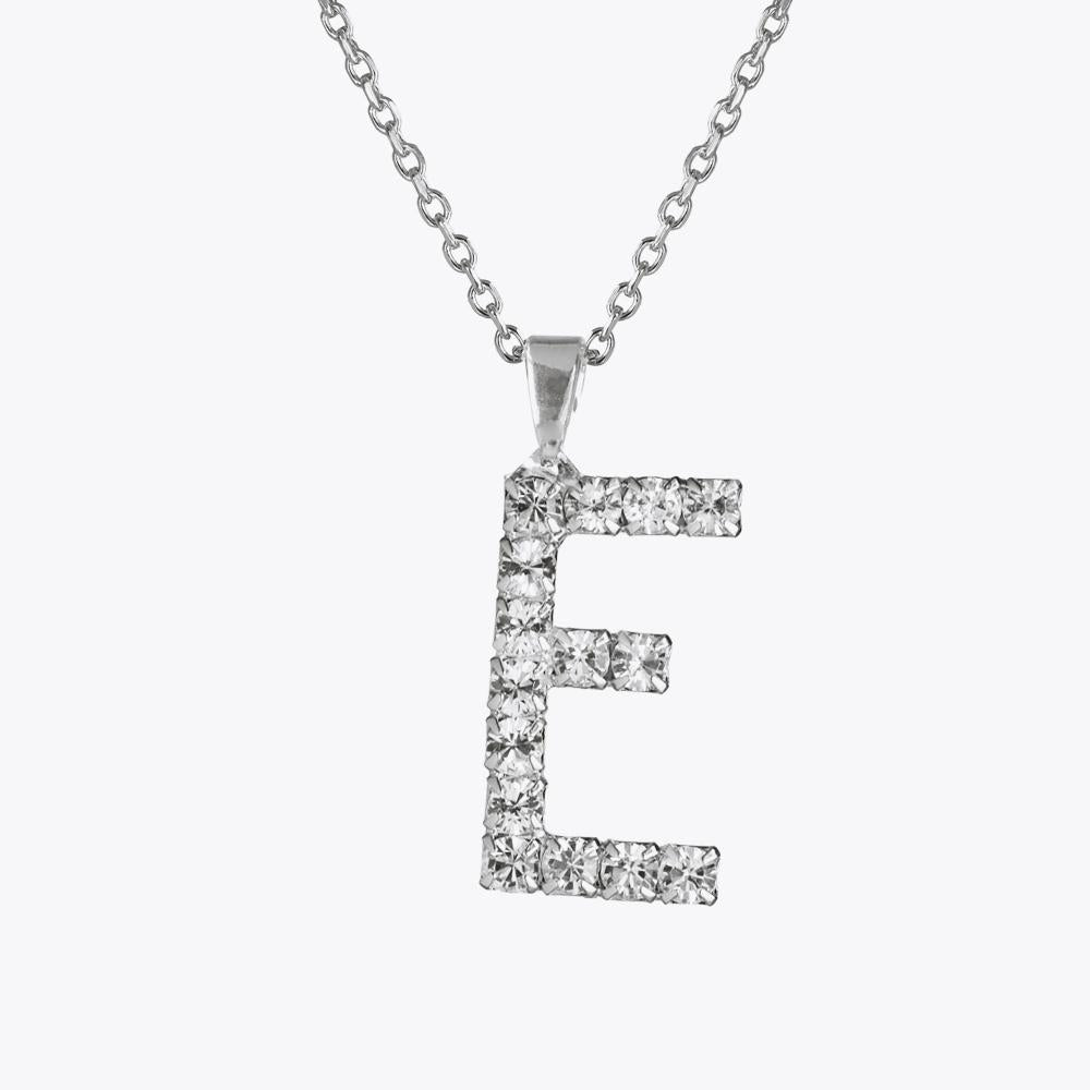 Personalized Crystal Letter Necklace - Custom Initial Pendant for Women & Girls | Perfect Gift for Birthday, Anniversary, Valentine's Day & Everyday Wear