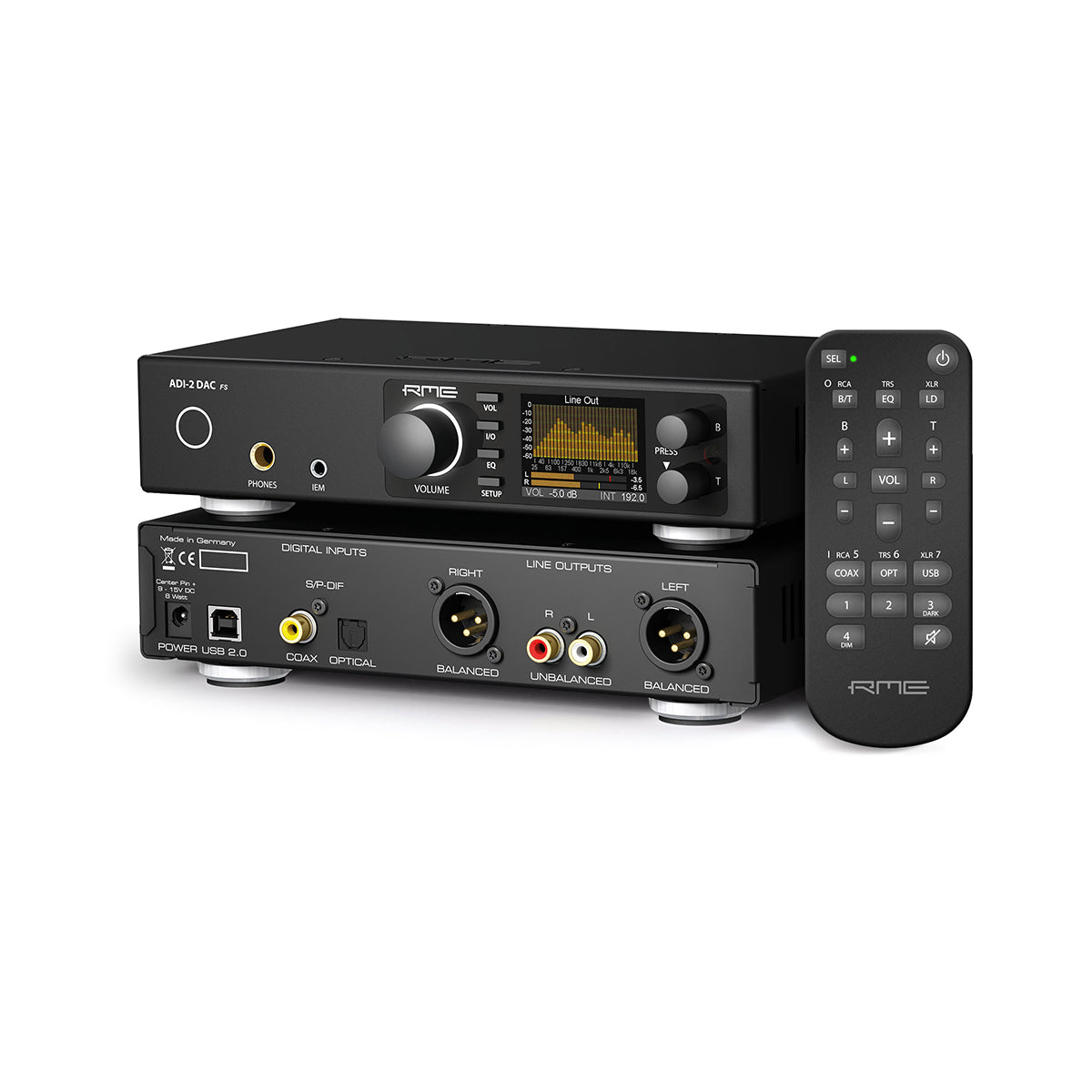 RME ADI-2 DAC FS Ultra Fidelity Digital-to-Analog Converter (Open Box) - Professional Studio & Audiophile Home Audio Setup
