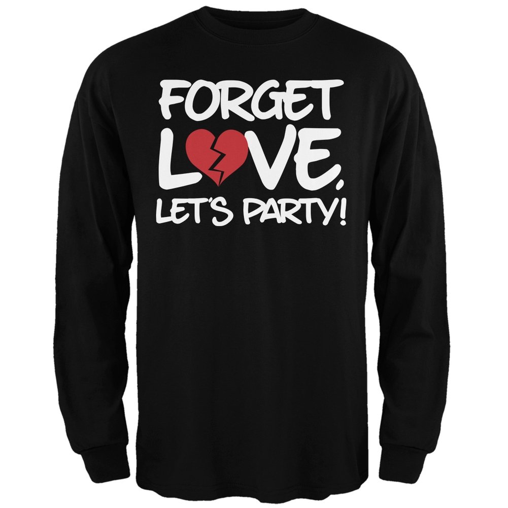 Black Long Sleeve Party T-Shirt for Adults - Medium Size | Perfect for Nightlife, Concerts & Festivals