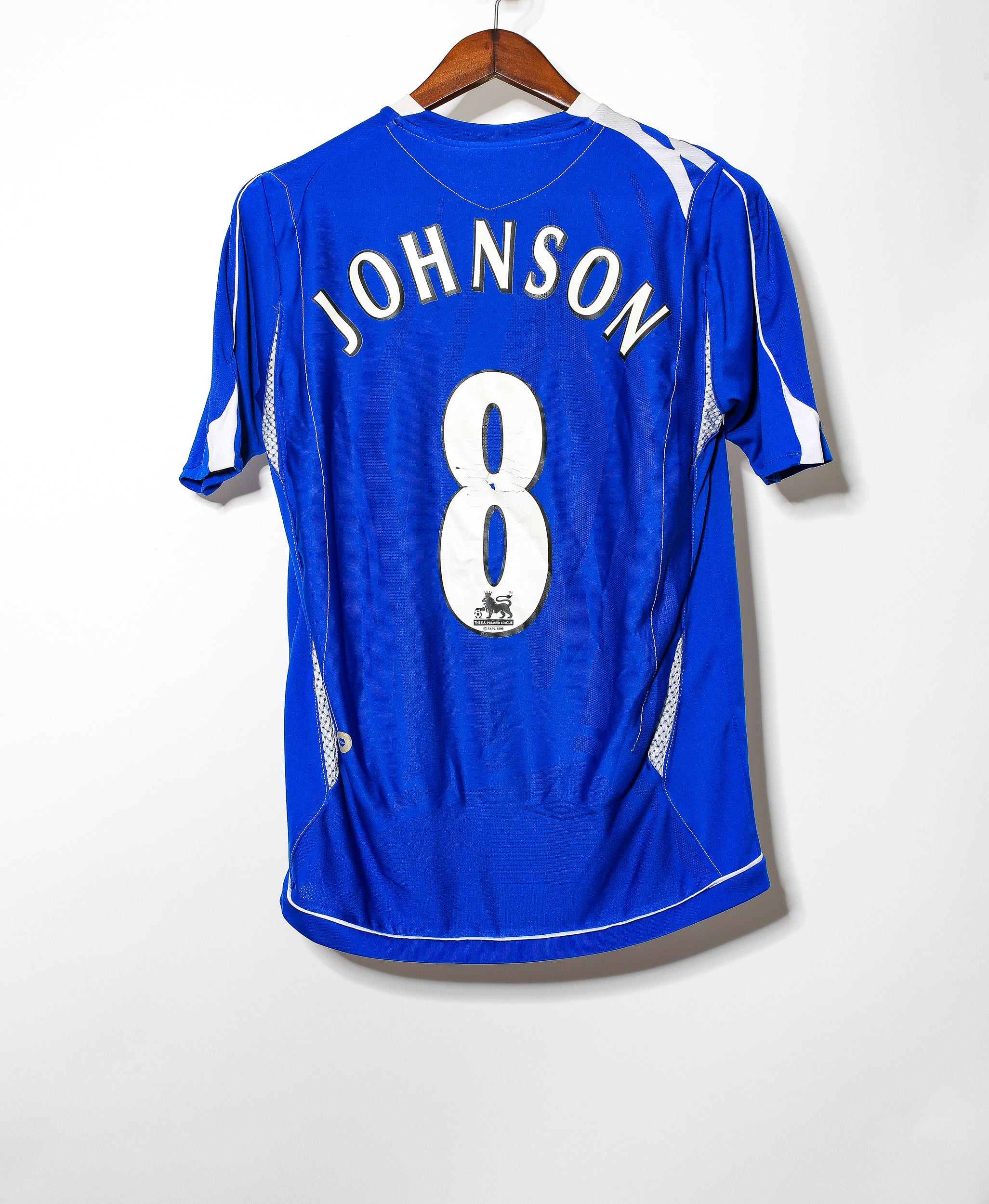 2006-2007 Everton FC Home Jersey #8 Andrew Johnson Size S - Vintage Soccer Shirt for Fans & Collectors - Perfect for Matchdays, Gifts & Memorabilia Display