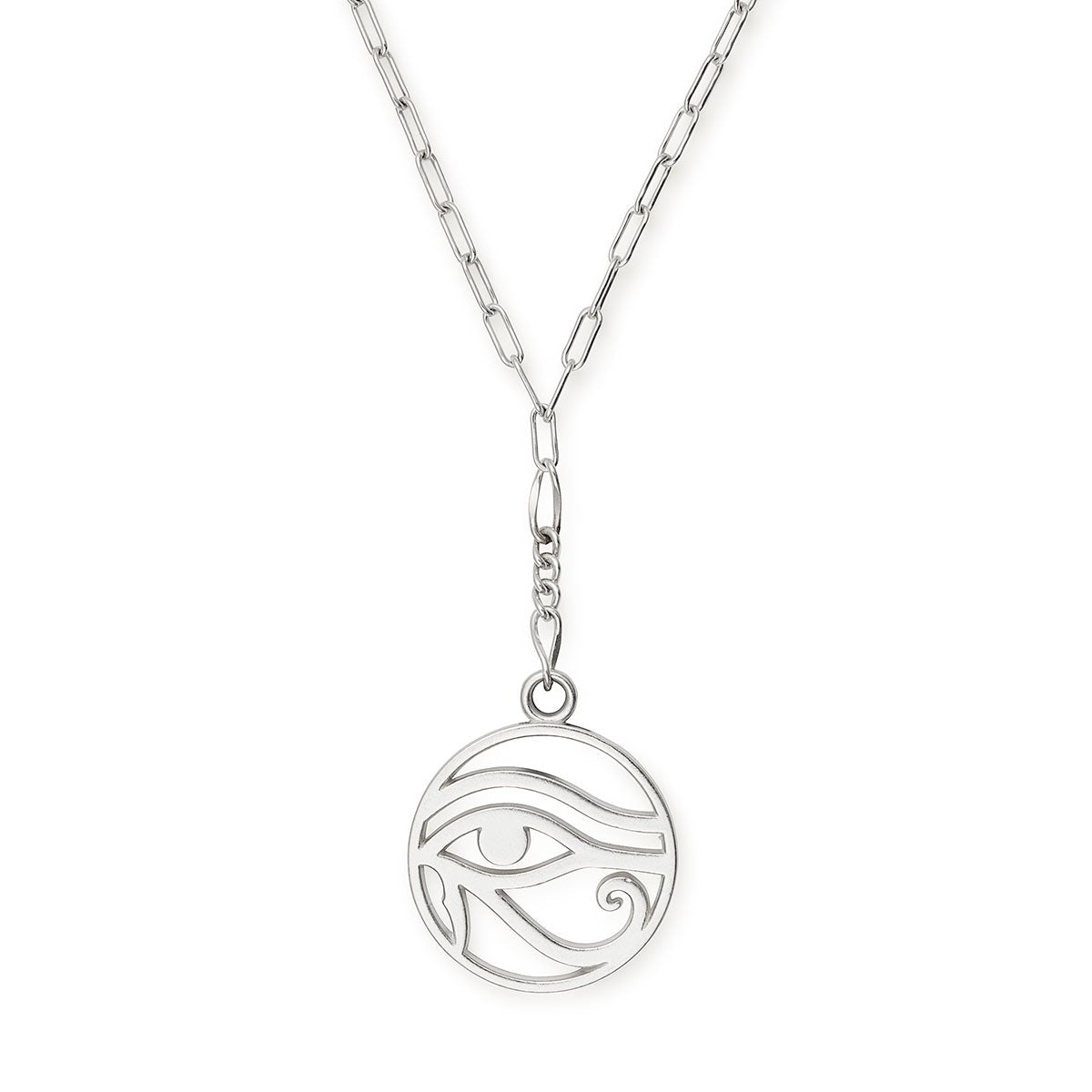 Eye of Horus Charm Necklace - Ancient Egyptian Symbol Pendant for Women & Men - Perfect for Spiritual Protection, Meditation & Boho Fashion
