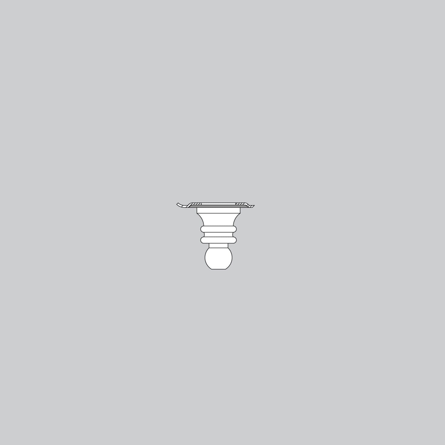 Brushed Cocoa Finial - Elegant Cabinet & Furniture Hardware - Perfect for Home Decor, DIY Projects, and Cabinet Upgrades (6435001546)