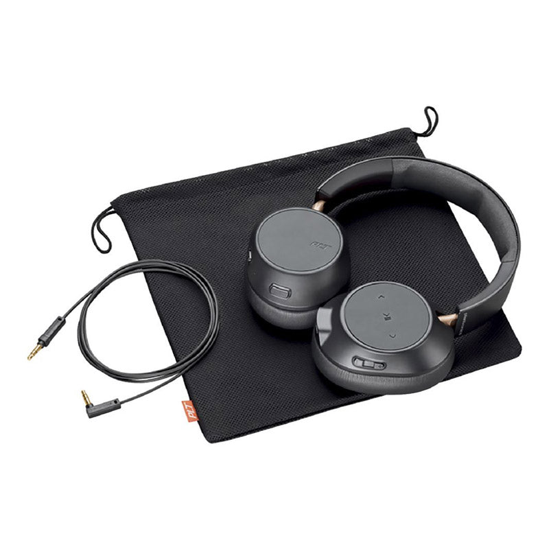 Plantronics BackBeat GO 810 Wireless Over-Ear Headphones with Active Noise Cancellation - Perfect for Travel, Work & Music Lovers