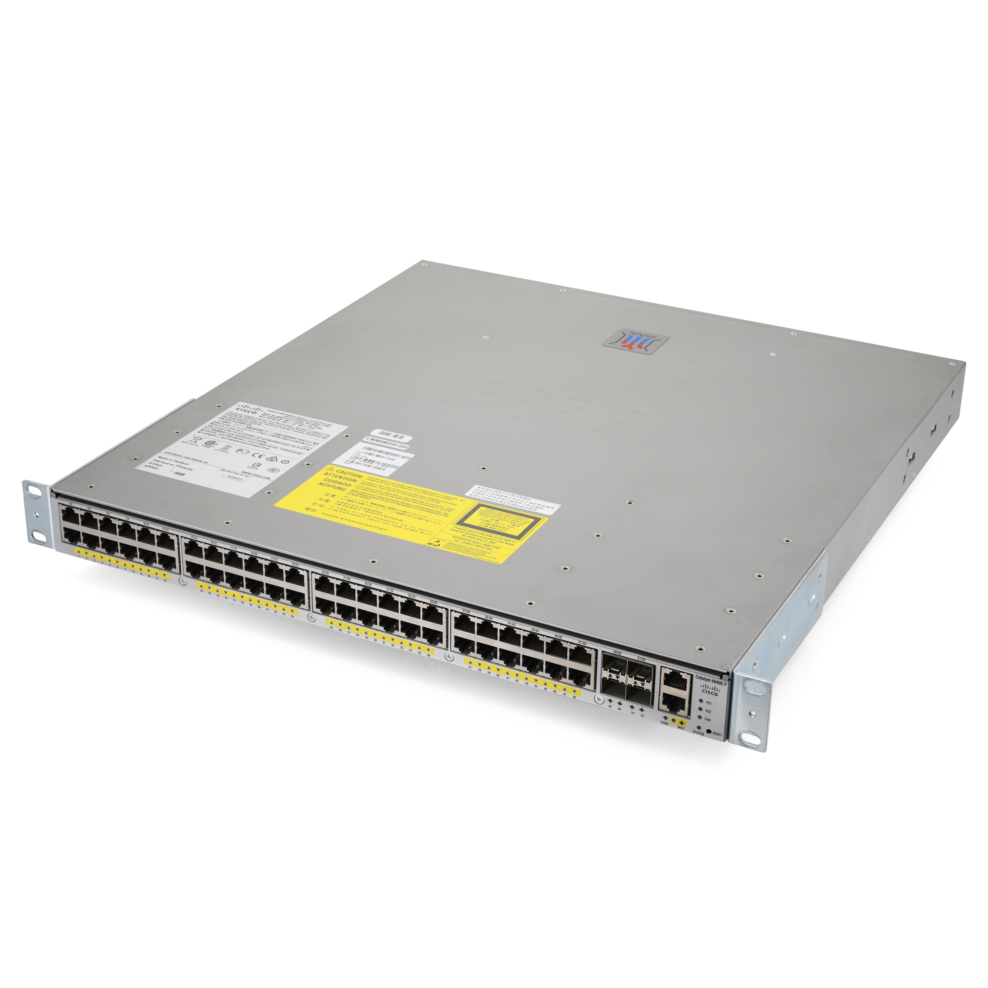 Cisco WS-C4948E-F 48-Port Gigabit Ethernet Layer 3 Switch for Data Centers & Enterprise Networks - High-Speed Connectivity & Advanced Routing