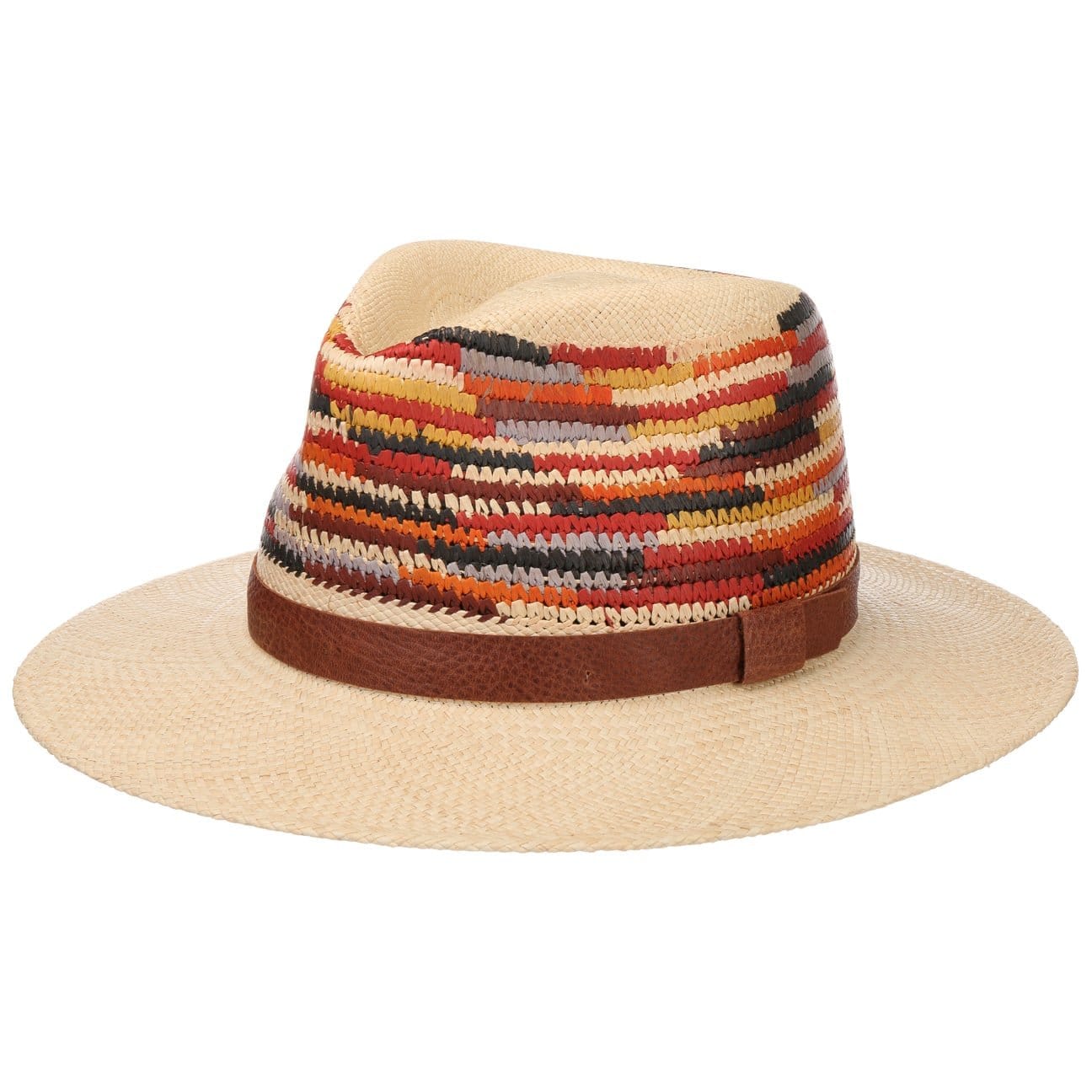 Bailey 1922 Multicolor Panama Hat for Men & Women - Summer Beach, Garden Party & Outdoor Sun Protection Accessory