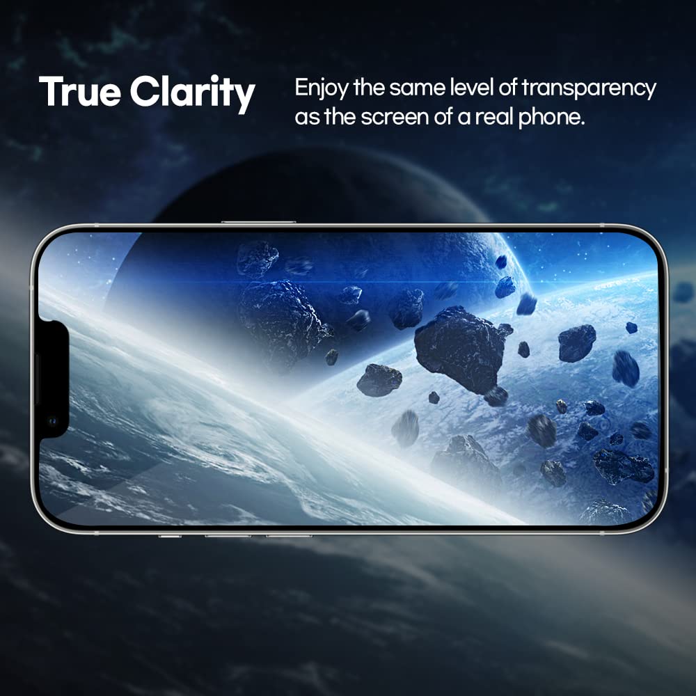 Premium Tempered Glass Screen Protector for iPhone 12 Pro & iPhone 12 (2020) - 2 Pack with Easy Installation Alignment Tool | HD Clear, Anti-Scratch, Bubble-Free Protection for Daily Use, Work & Travel