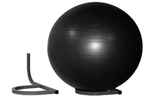 Wall-Mount Storage Rack for Inflated Exercise Balls - 4 Pack | Space-Saving Gym Organization for Yoga, Pilates & Fitness Equipment Storage