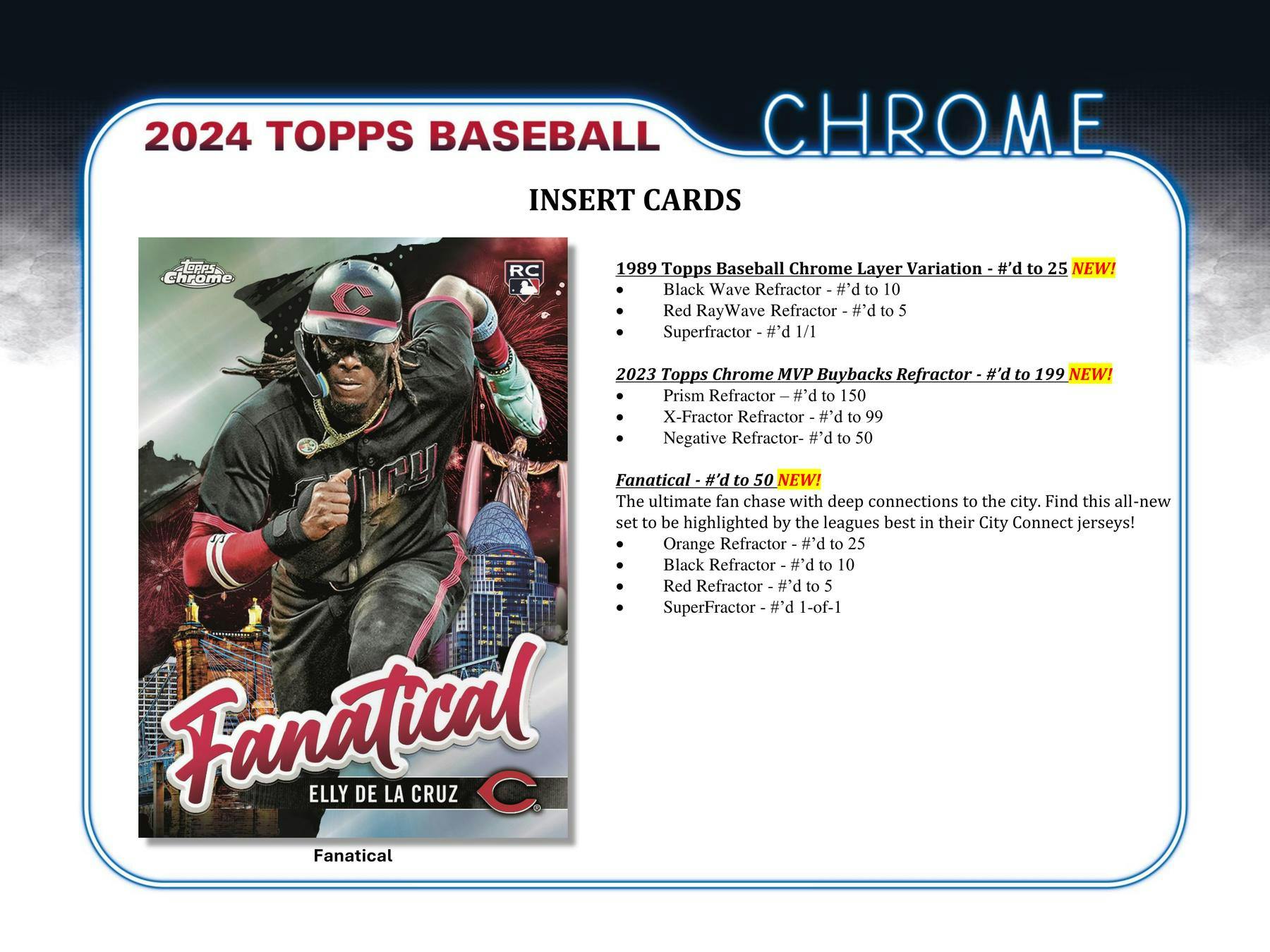 2024 Topps Chrome Baseball Hobby Jumbo Box - Premium Trading Cards Collection for MLB Fans & Collectors - Perfect for Sports Memorabilia, Gifts, and Investment