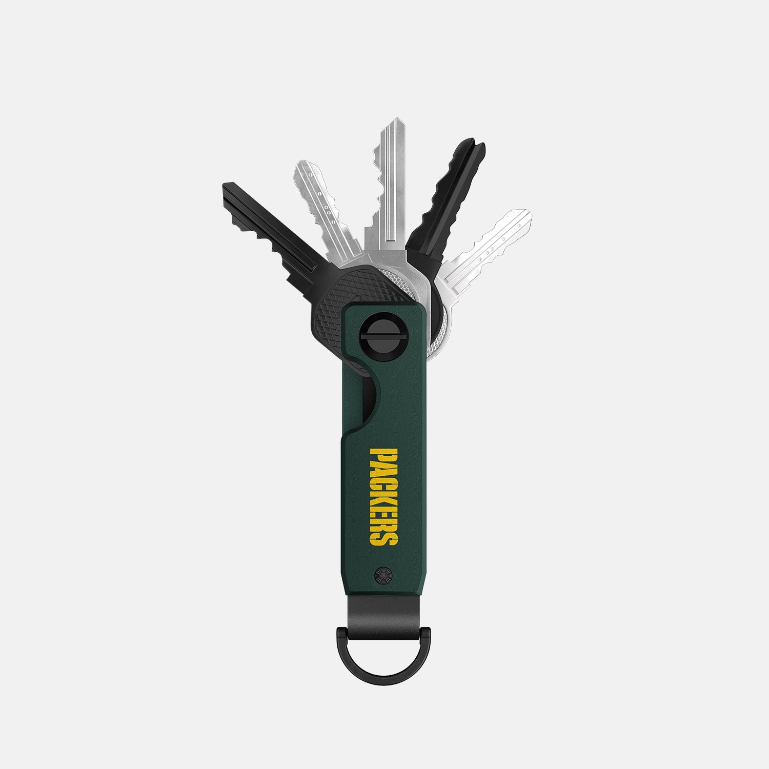 Ridge KeyCase for Green Bay Packers - Slim RFID Blocking Key Holder with Money Clip - Perfect for Fans, Travel & Everyday Carry