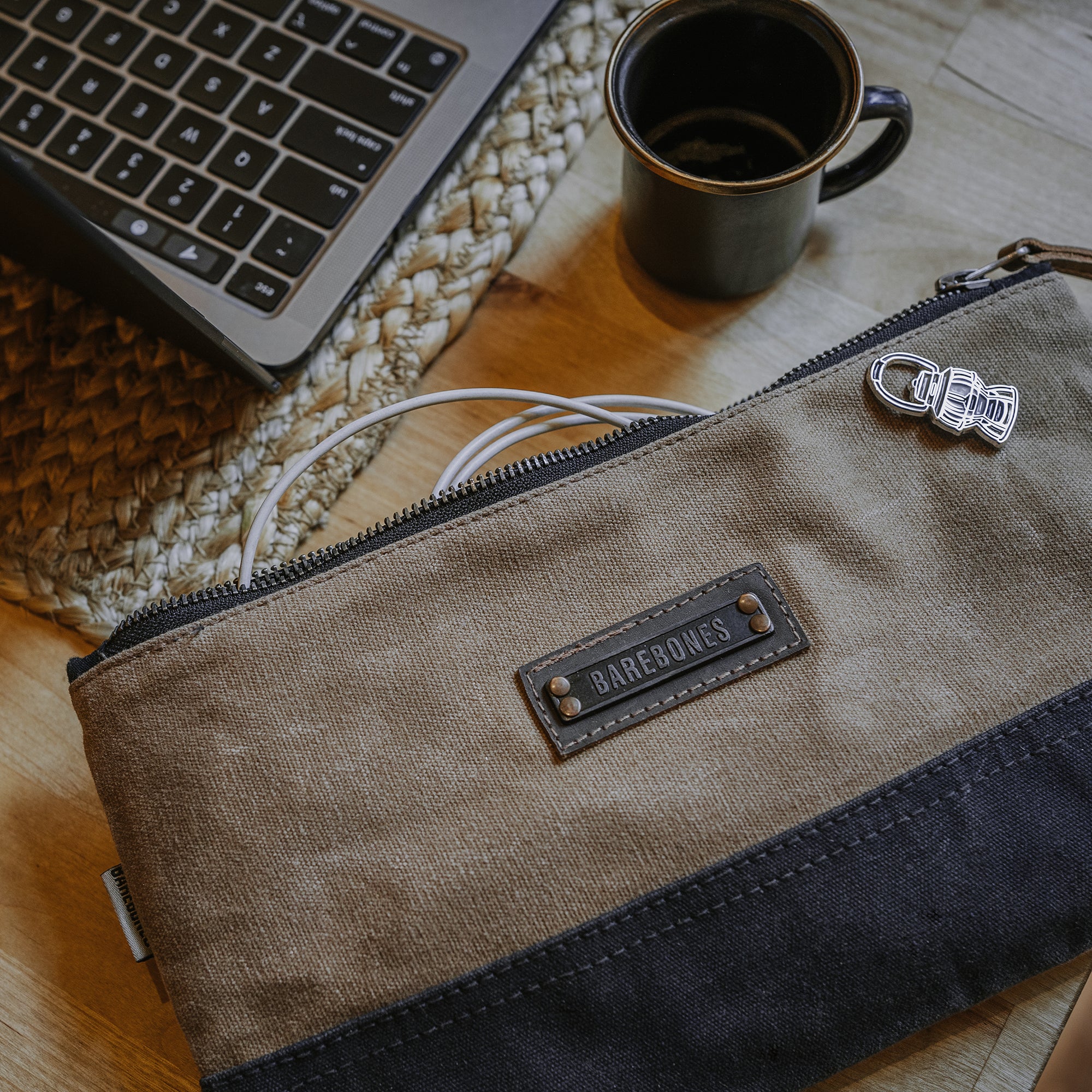 Neelum Waterproof Zipper Pouch - Durable & Lightweight Travel Organizer for Cosmetics, Stationery & Small Essentials - Perfect for Travel, Office & School Use