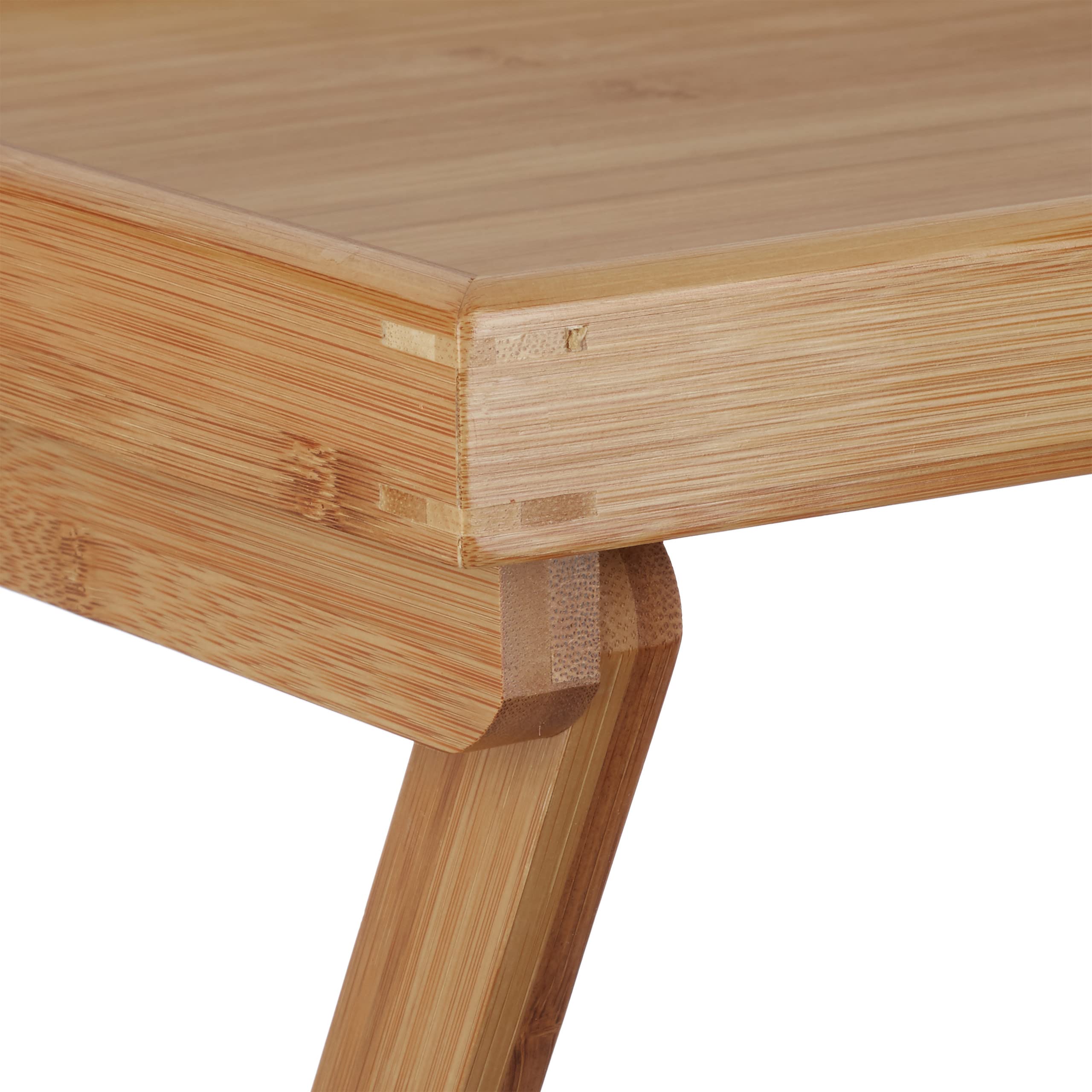 **Relaxdays Bamboo Tray Table - Foldable Serving Table for Breakfast in Bed, Sofa, or Outdoor Use - Natural Brown - 66 x 50 x 38.5 cm**    *(Perfect for cozy mornings, TV snacks, picnics, or as a stylish side table!)*