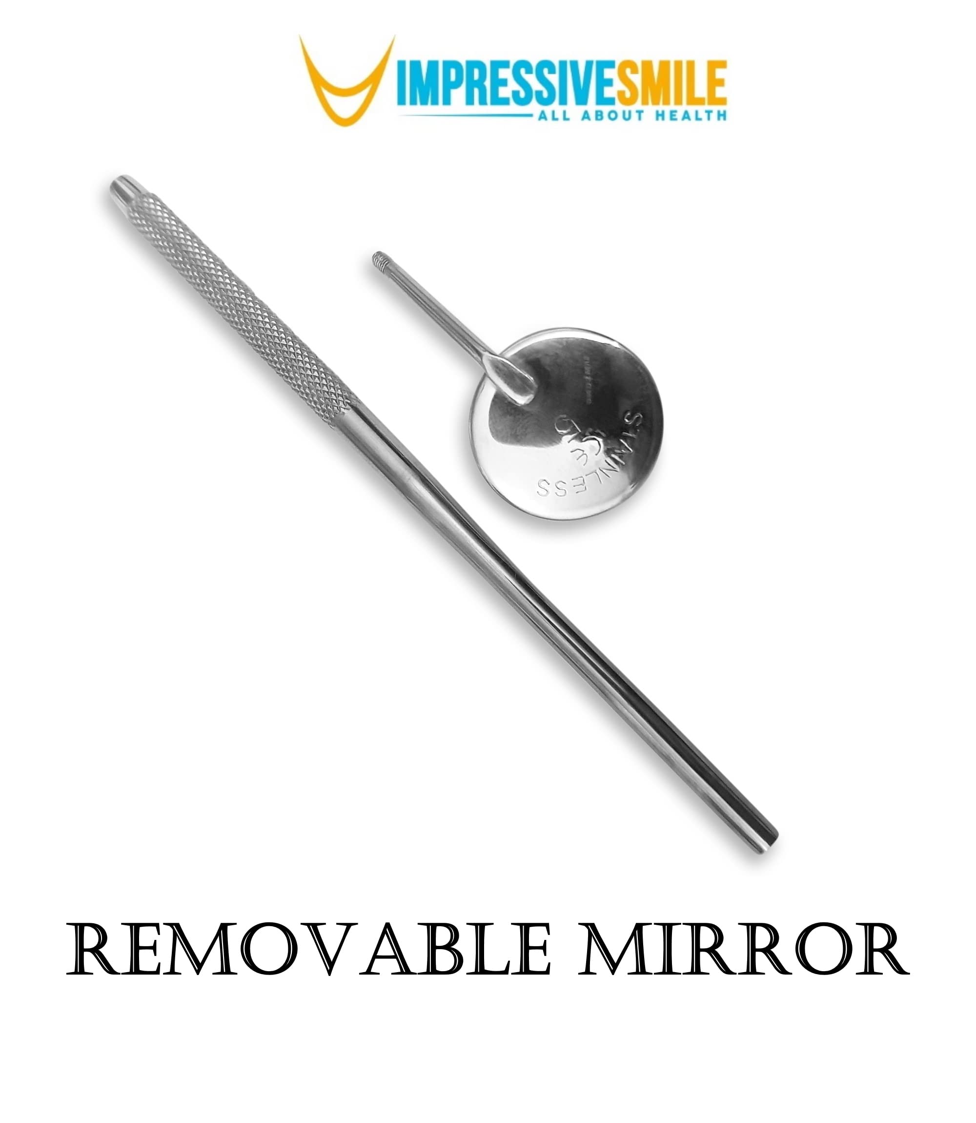 Stainless Steel Dental Mirror #5 with 6.5