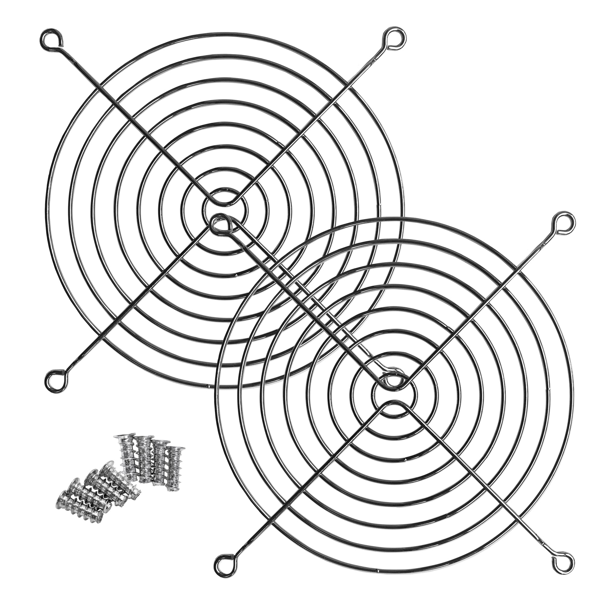 140mm Black/Chrome BBQ Grill Replacement Part - Durable Stainless Steel Cooking Grate for Outdoor Gas & Charcoal Grills - Perfect for Backyard BBQs, Camping & Tailgating