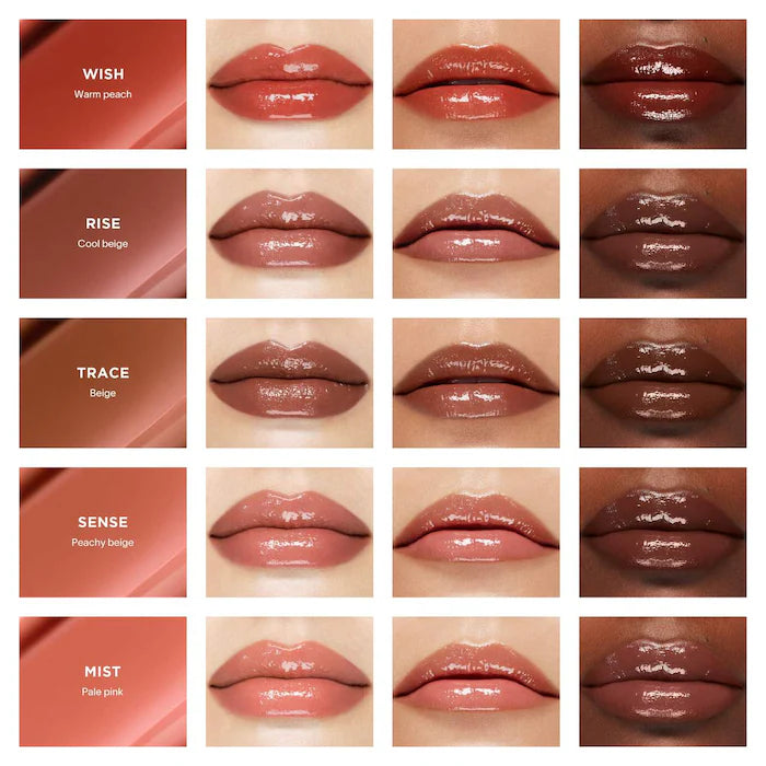 Hourglass Phantom Volumizing Glossy Lip Balm - Hydrating Plumping Lip Gloss for Full Lips, Shine & Moisture | Perfect for Day & Night Wear, Special Occasions & Everyday Glam