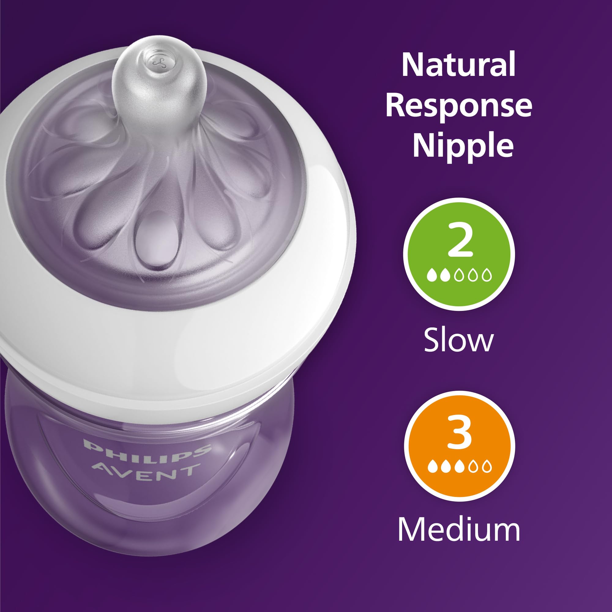 Philips Avent Natural All-in-One Baby Gift Set - 4oz & 9oz Bottles with Natural Response Nipples (Slow & Medium Flow), Soothie & Ultra Soft Pacifiers - Perfect for Newborns, Baby Showers & Parenting Essentials (SCD839/02)