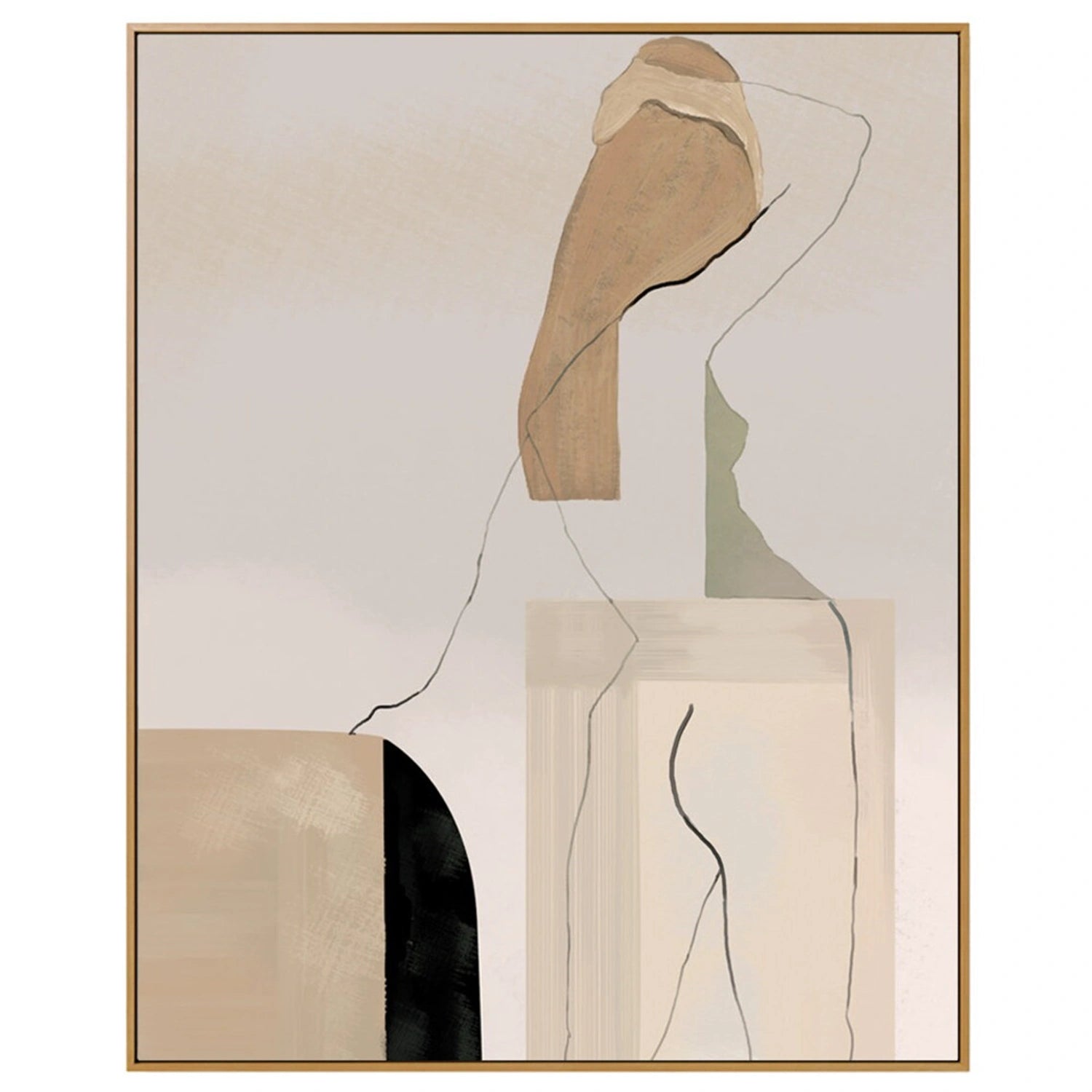 Abstract Tranquility Art Painting - Modern Wall Decor for Living Room, Bedroom & Office - Handmade Canvas Artwork #WS239 | Perfect for Home Decor & Meditation Spaces