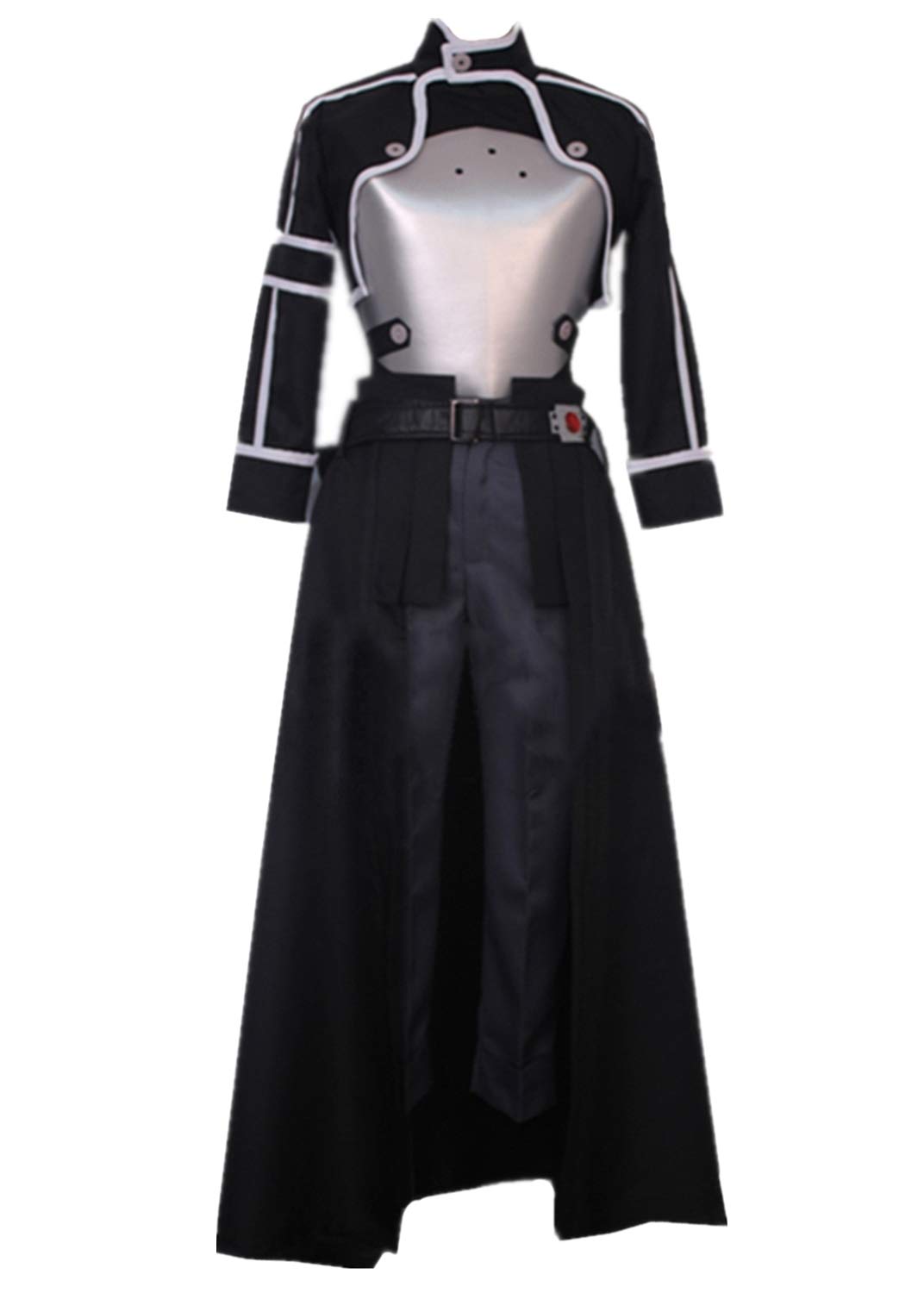 SAO Kirito Cosplay Costume Full Set - Sword Art Online II Phantom Bullet Kirigaya Kazuto Outfit for Halloween, Anime Conventions & Cosplay Events