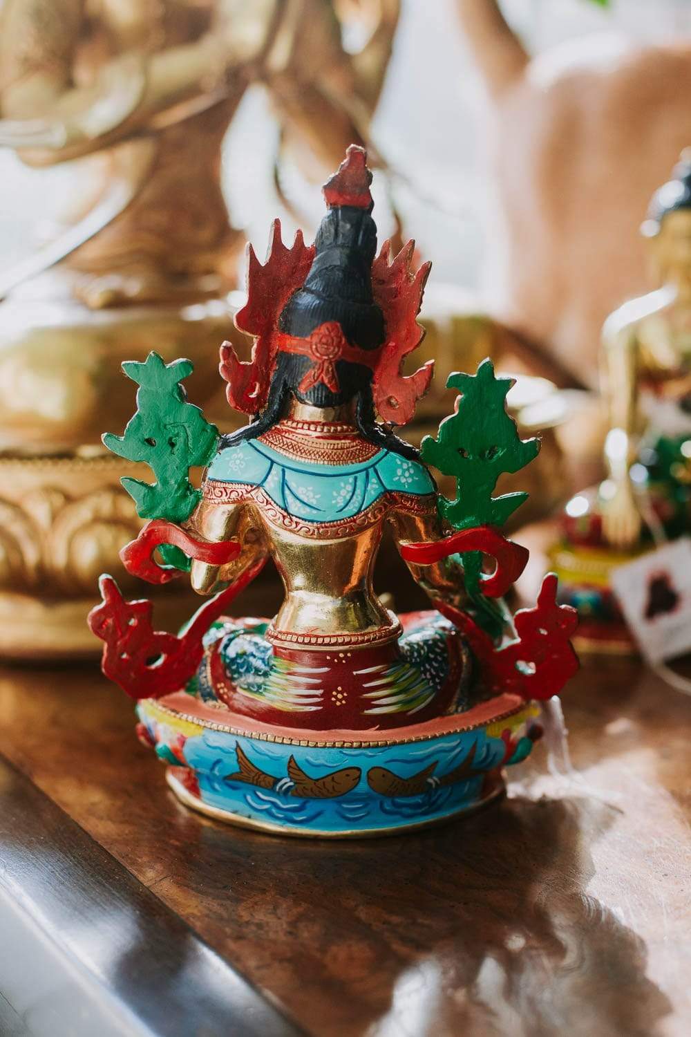 Exquisite Green Tara Statue - Handcrafted Buddhist Masterpiece for Meditation & Home Decor | Perfect for Altars, Yoga Spaces & Spiritual Gifts