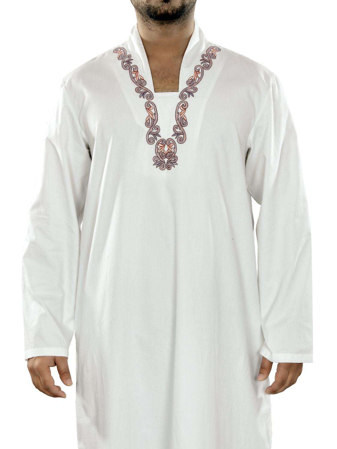 Elegant White Anis Galabiya Dress for Women - Perfect for Eid, Weddings & Special Occasions