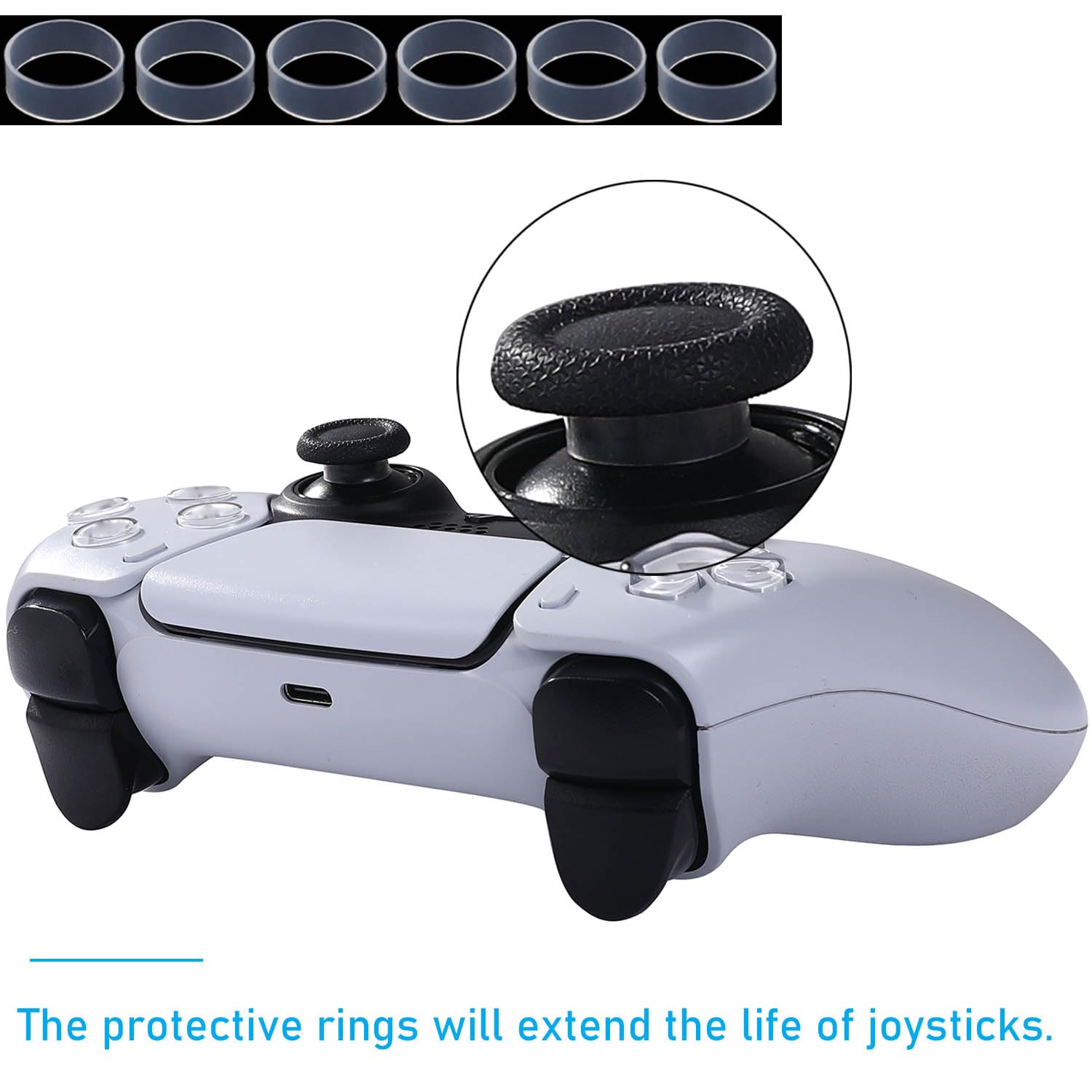 PS5 Controller Joystick Replacement - Hall Effect Sensor for DualSense - Gaming & Repair