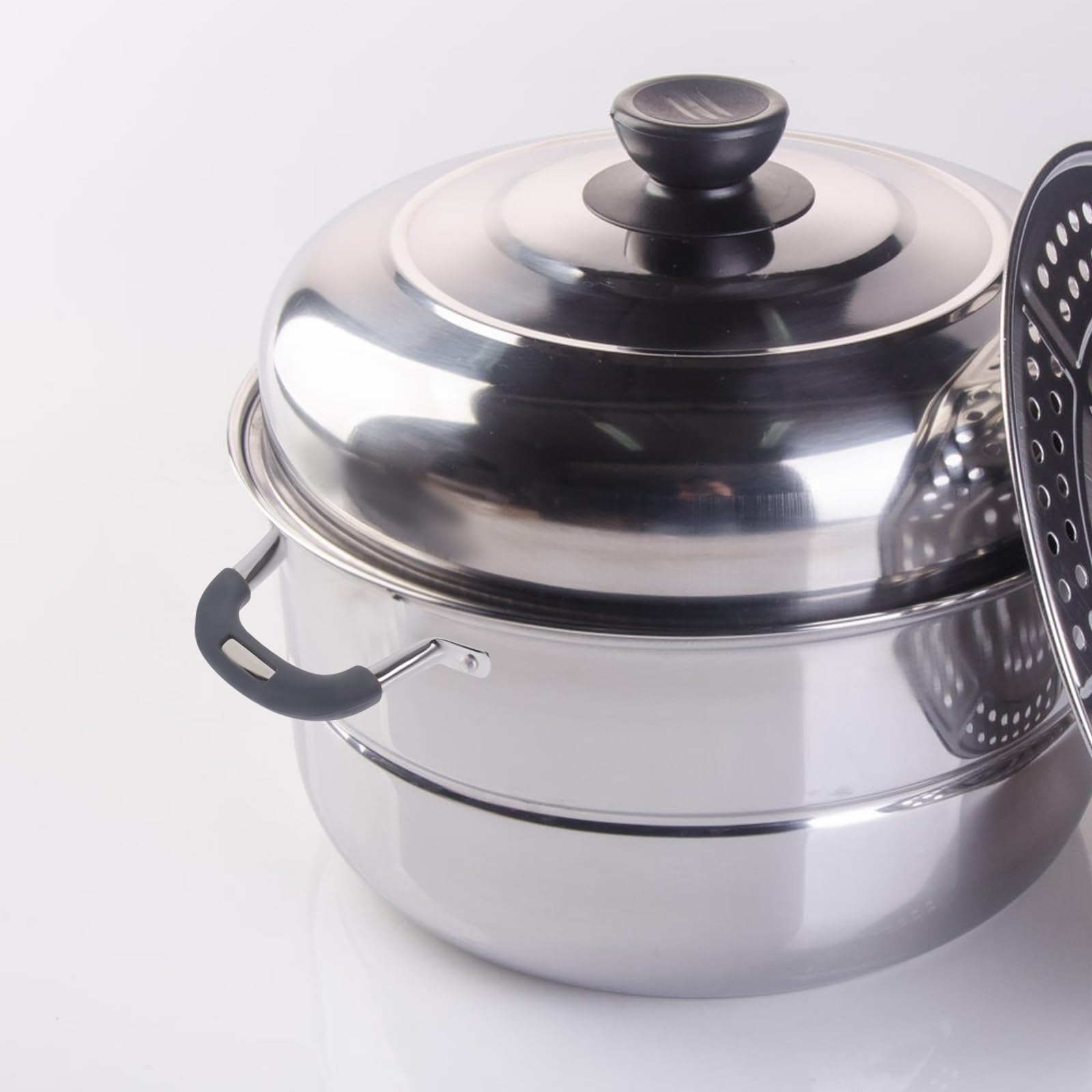IMIKEYA Heat-Resistant Pot Handle - Stainless Steel Side Handle for Pots, Pans & Woks - Ergonomic & Secure Grip for Cooking, Frying & Stir-Frying