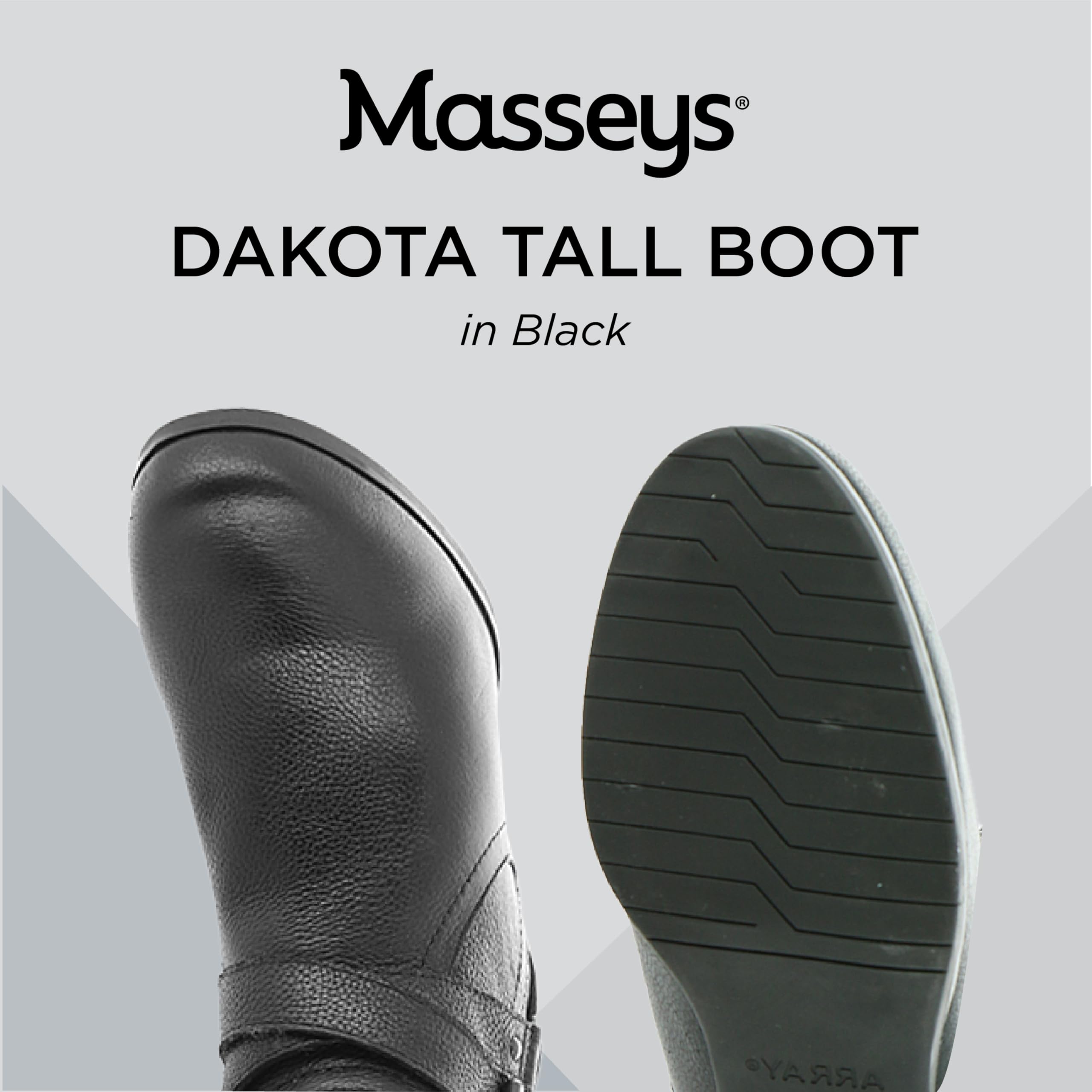Masseys Women's Dakota Tall Slouch Leather Boots - Stylish Knee High Winter Boots for Women, Comfortable & Warm Leather Booties for Cold Weather, Perfect for Outdoor Activities, Work & Casual Wear