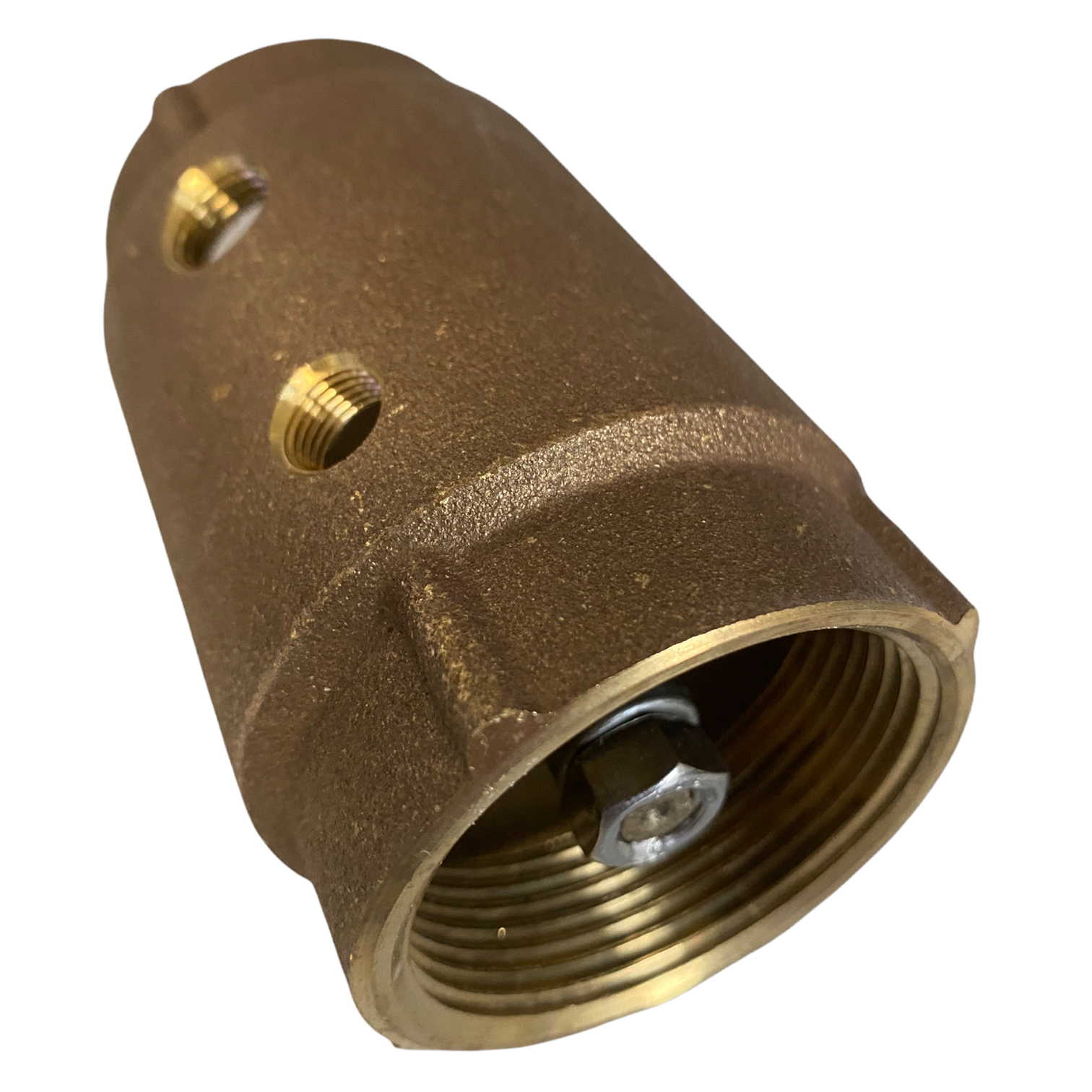 1.5 Inch Lead-Free Brass Double Tap Check Valve - 2BS Series (CVTNL1502BS) - Ideal for Plumbing, Water Supply, and Irrigation Systems