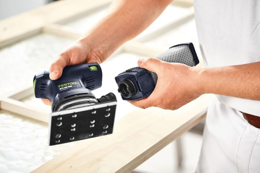 Festool 576054 RTS 400 REQ-Plus Random Orbital Sander - Professional Woodworking & DIY Projects for Smooth Finishing