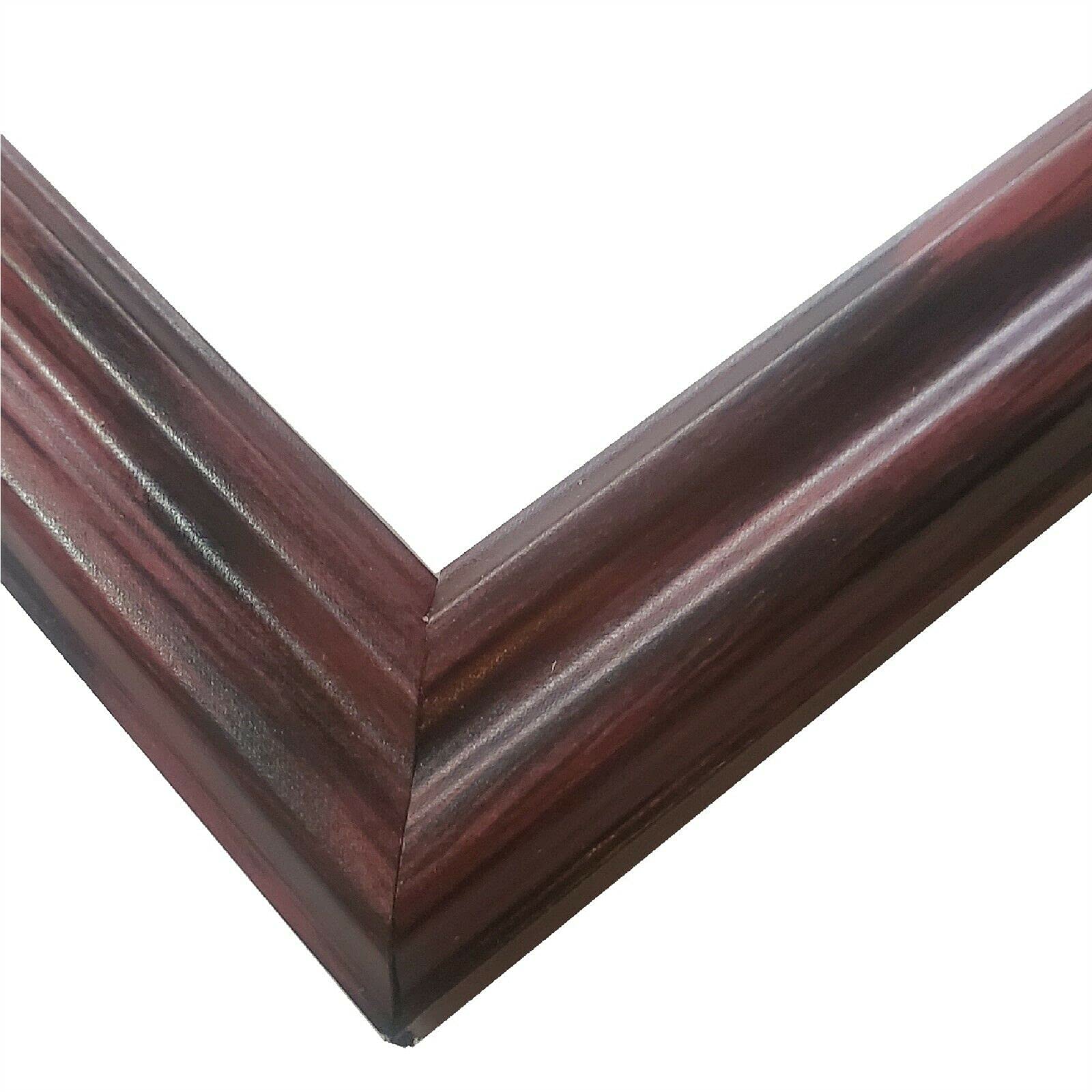 20x27 Inch Cherry Wood Picture Frame Set of 2 - 0.75