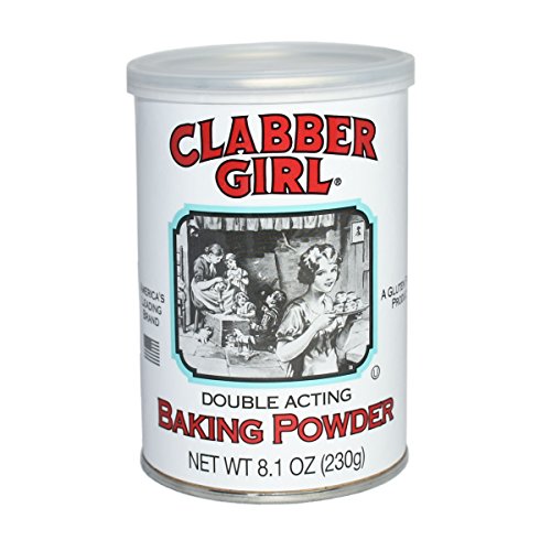 Clabber Girl Double Acting Baking Powder - 8.1 oz | Aluminum-Free Leavening Agent for Baking Cakes, Cookies & Breads | Perfect for Home Bakers & Professional Chefs