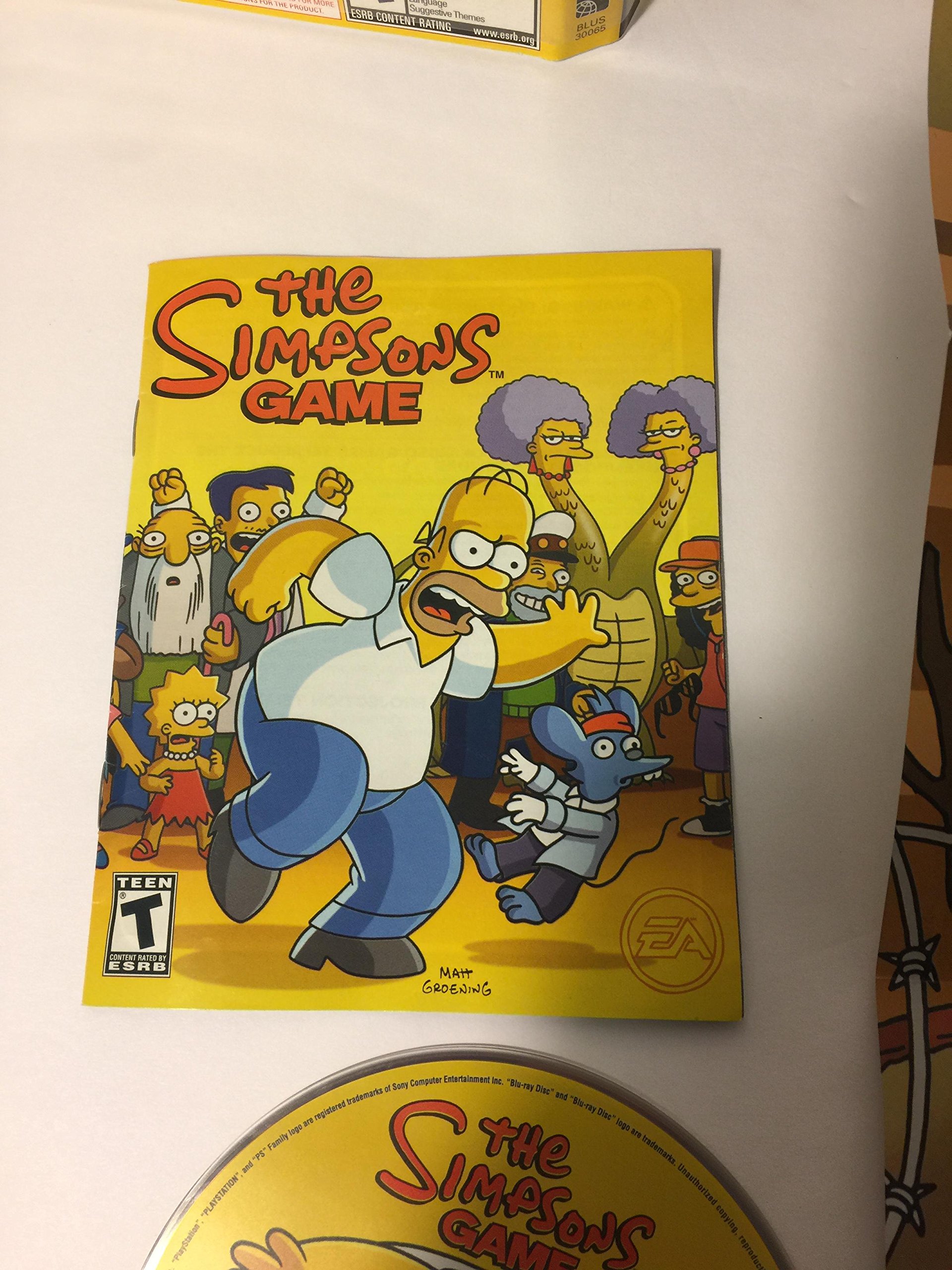 The Simpsons Game - Official Video Game for PC, PlayStation & Xbox | Family-Friendly Adventure & Comedy | Perfect for Fans of The Simpsons TV Show | Great for Game Nights & Birthday Gifts