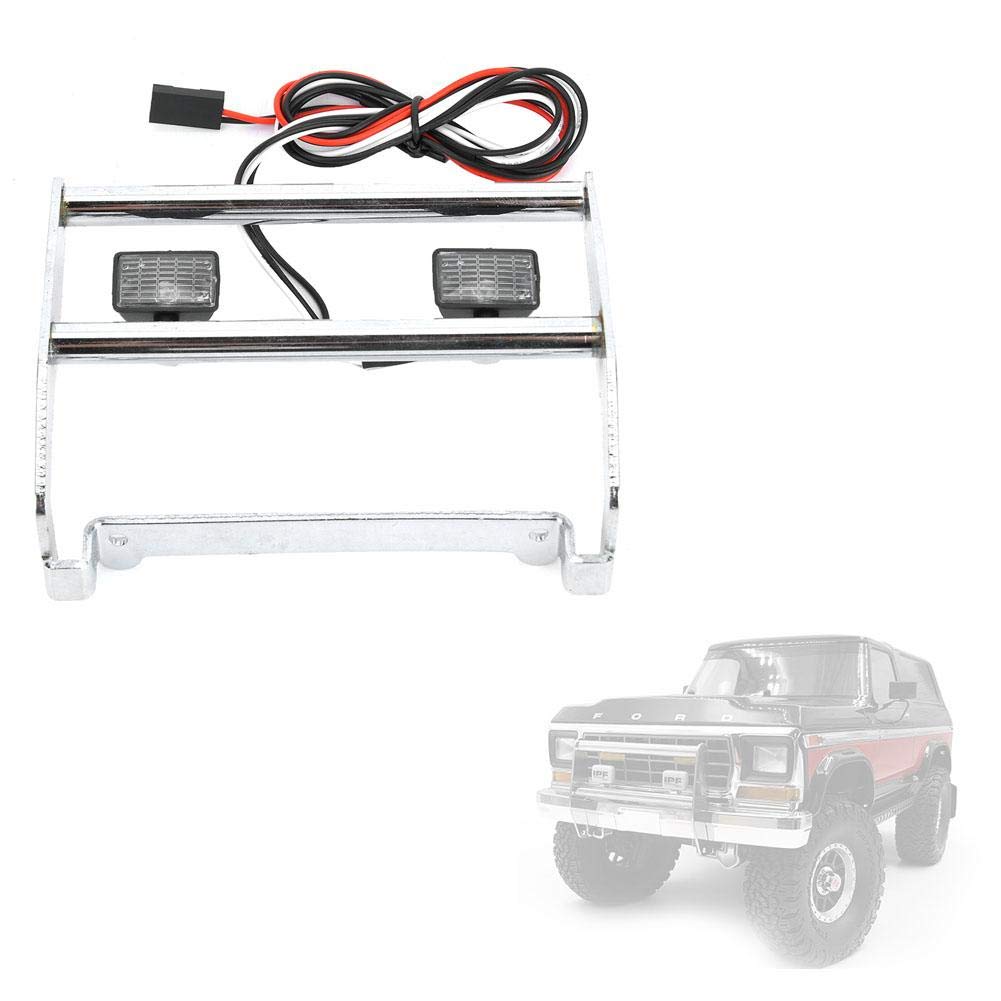 High Simulation Lightweight RC Car Rear Bumper - Durable Metal Upgrade Part for RC Model & Crawler Cars | Perfect for Off-Road Racing & DIY RC Vehicle Customization