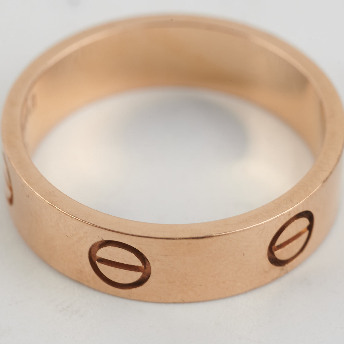 Cartier Love Ring 18K Rose Gold Size 59 - Luxury Wedding Band for Women & Men, Perfect for Engagement, Anniversary & Romantic Gifts